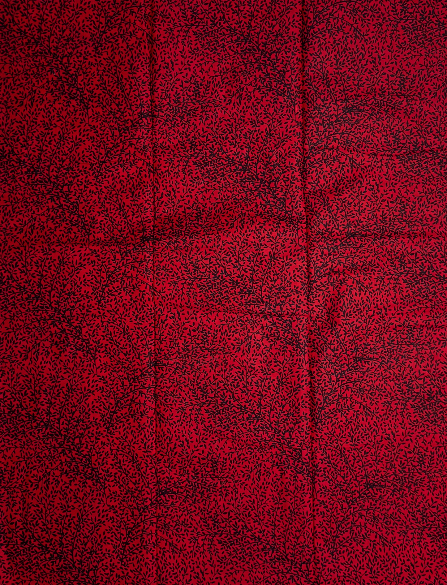 African Print Fabric, Ankara - Red Fabric
