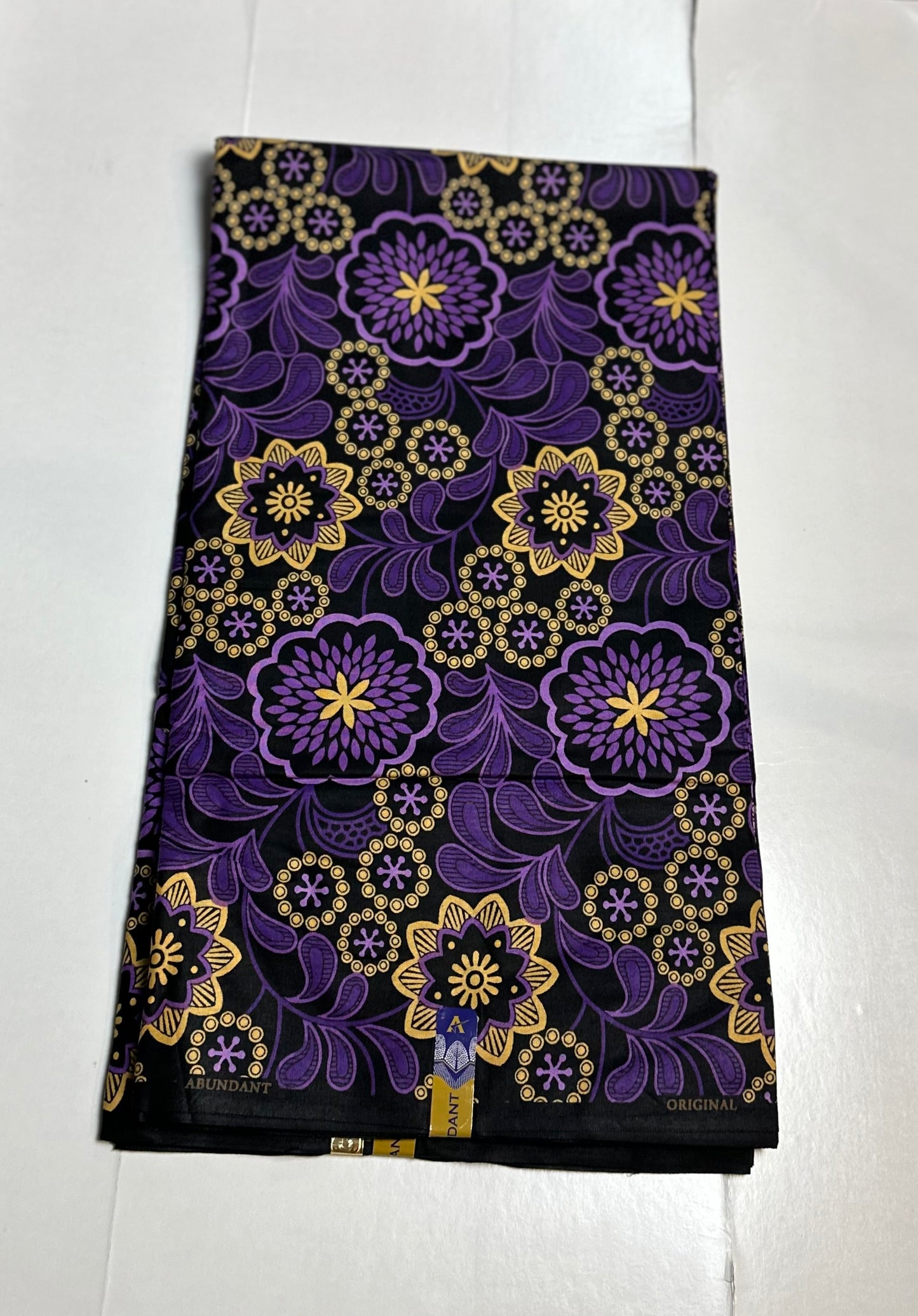 African Print Fabric - Purple Ankara Fabric