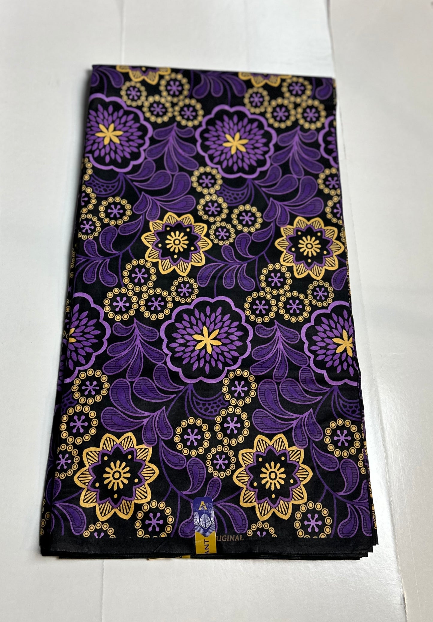African Print Fabric - Purple Ankara Fabric