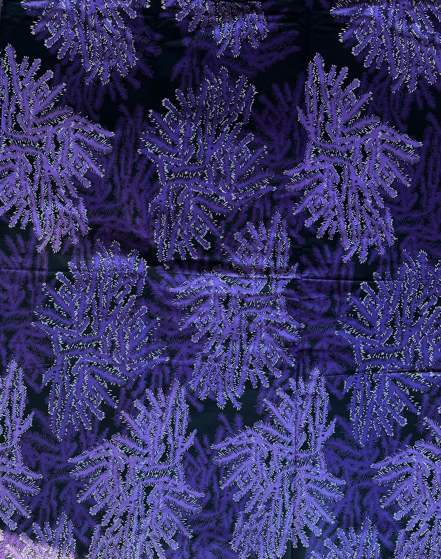 African Print Fabric, Ankara - Purple Fabric