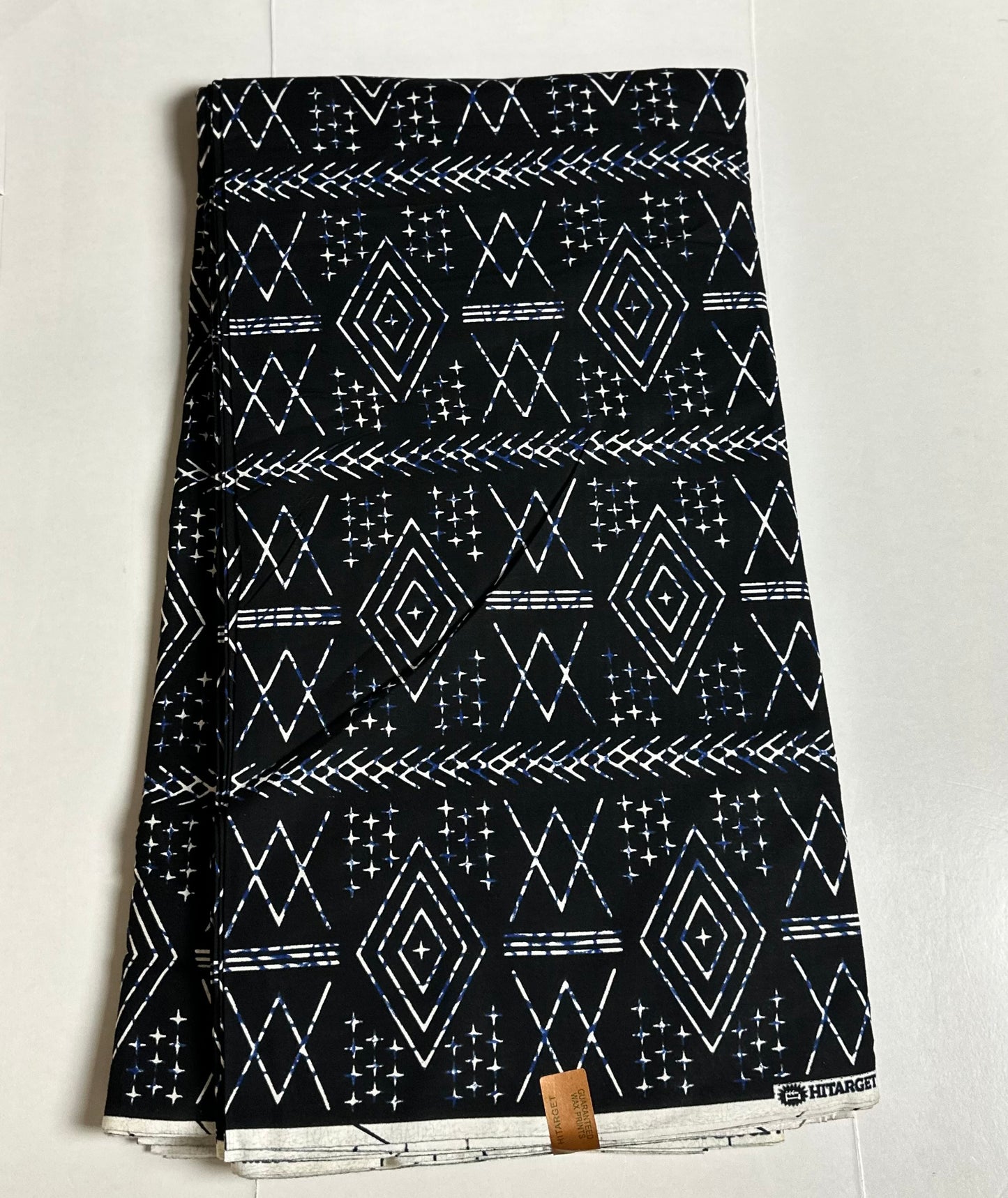 African Print Fabric, Ankara - Monochrome Fabric