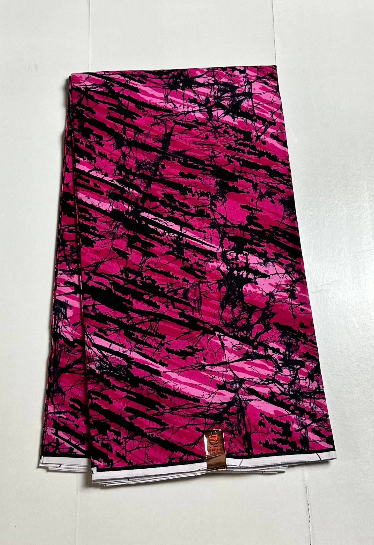 African Print Fabric, Ankara - Pink Fabric