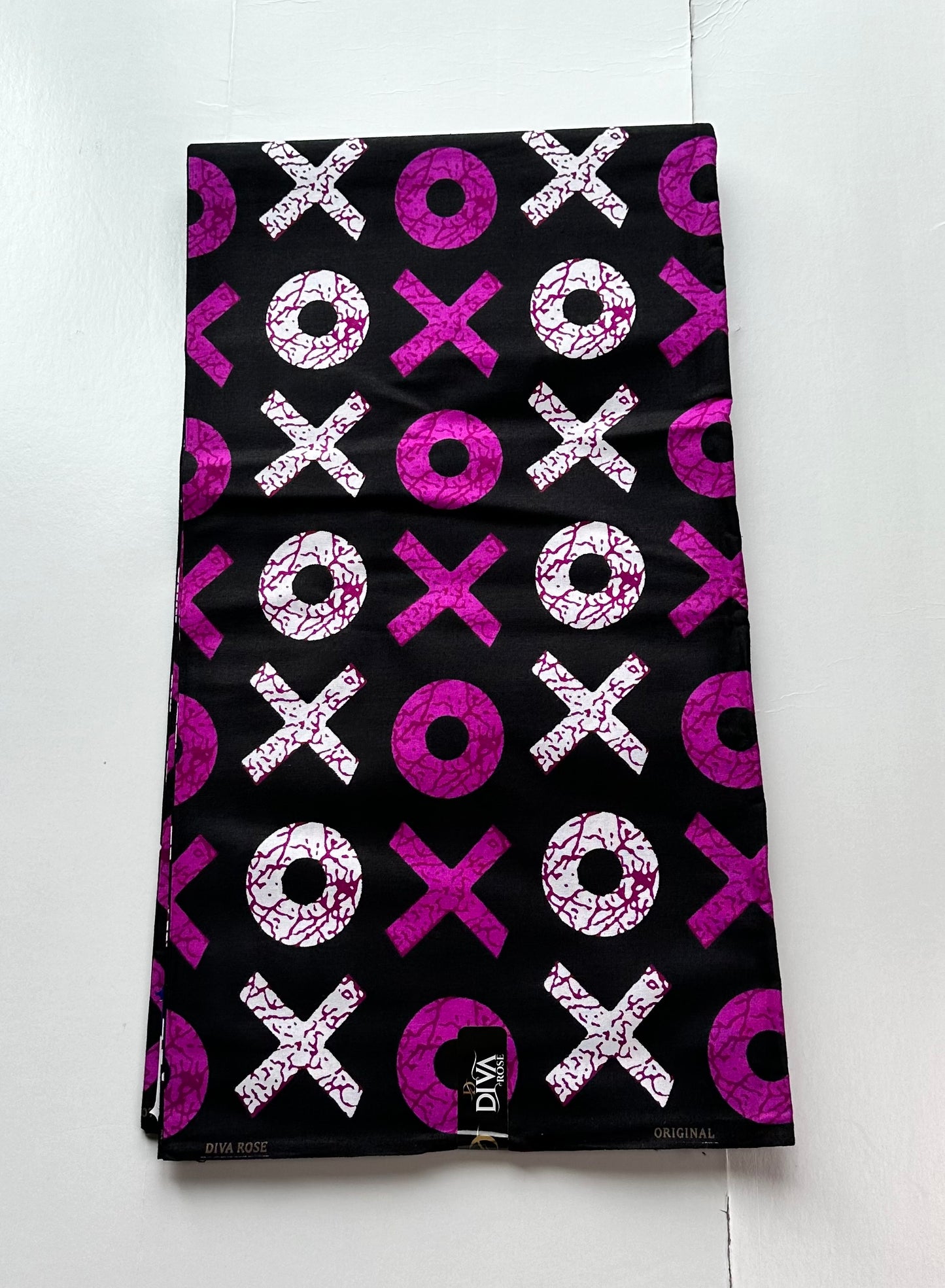African Print Fabric, Ankara - Purple Fabric