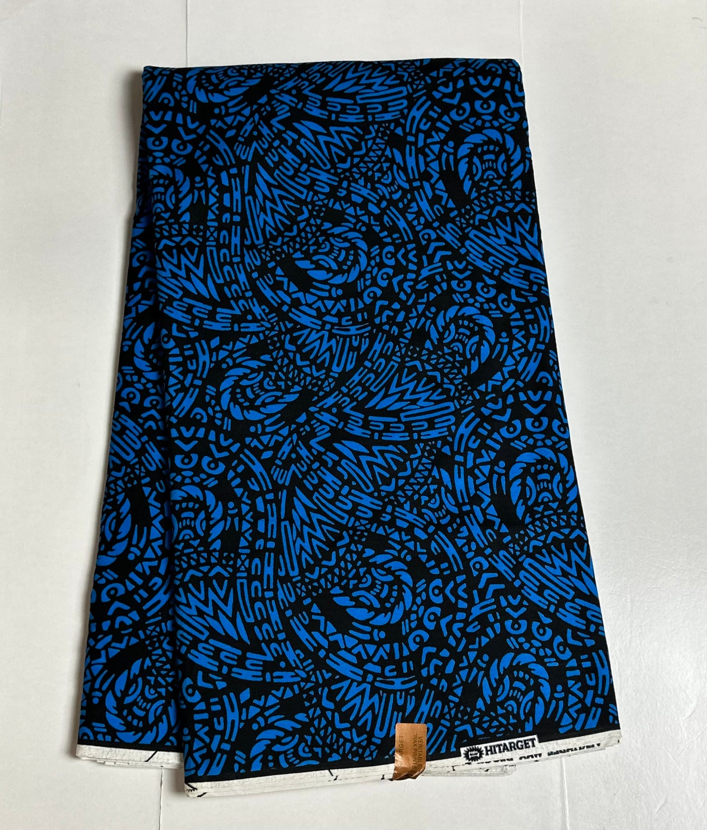 African Print Fabric, Ankara - Blue Fabric