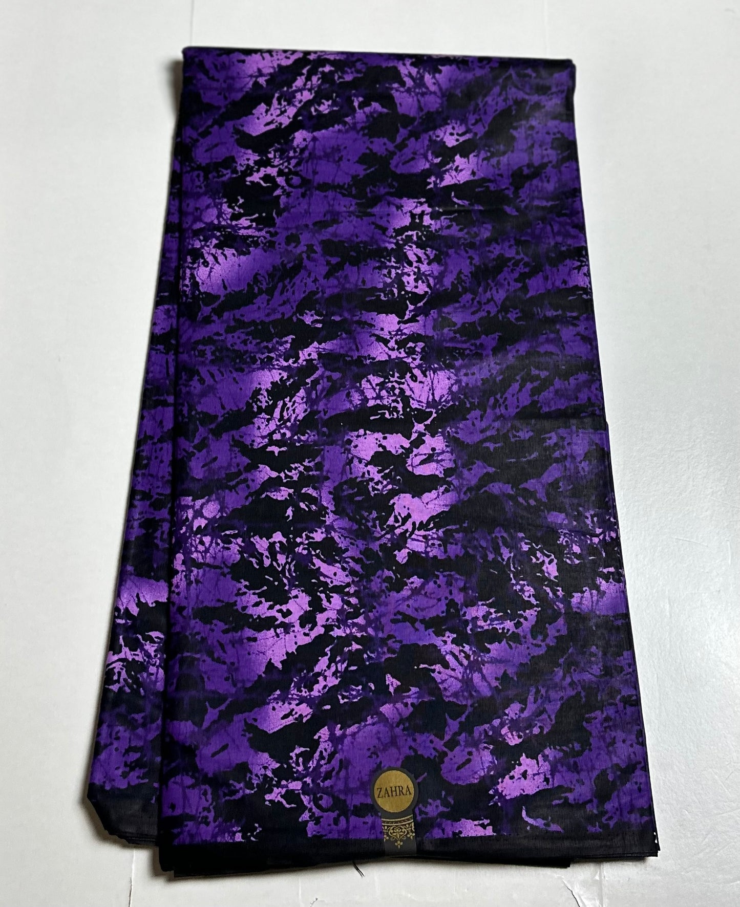 African Print Fabric, Ankara - Purple Fabric