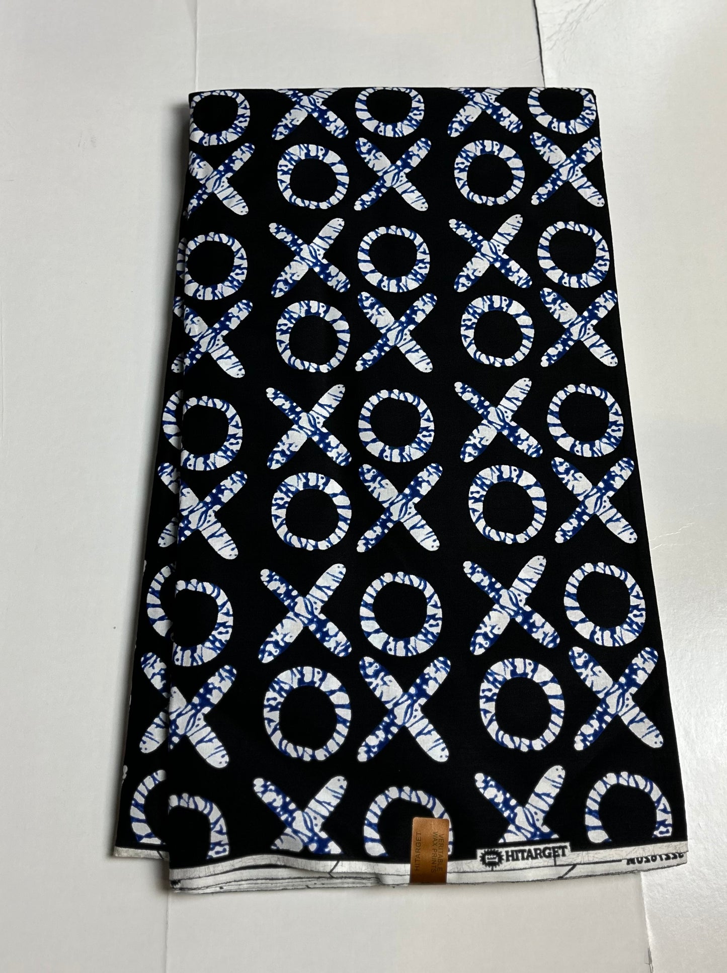 African Print Fabric - Black, White Ankara Fabric
