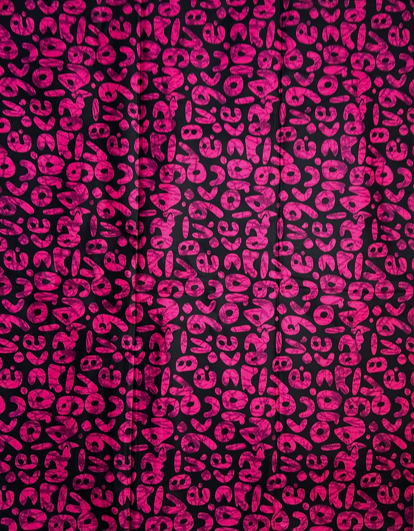 African Print Fabric, Ankara - Pink Fabric