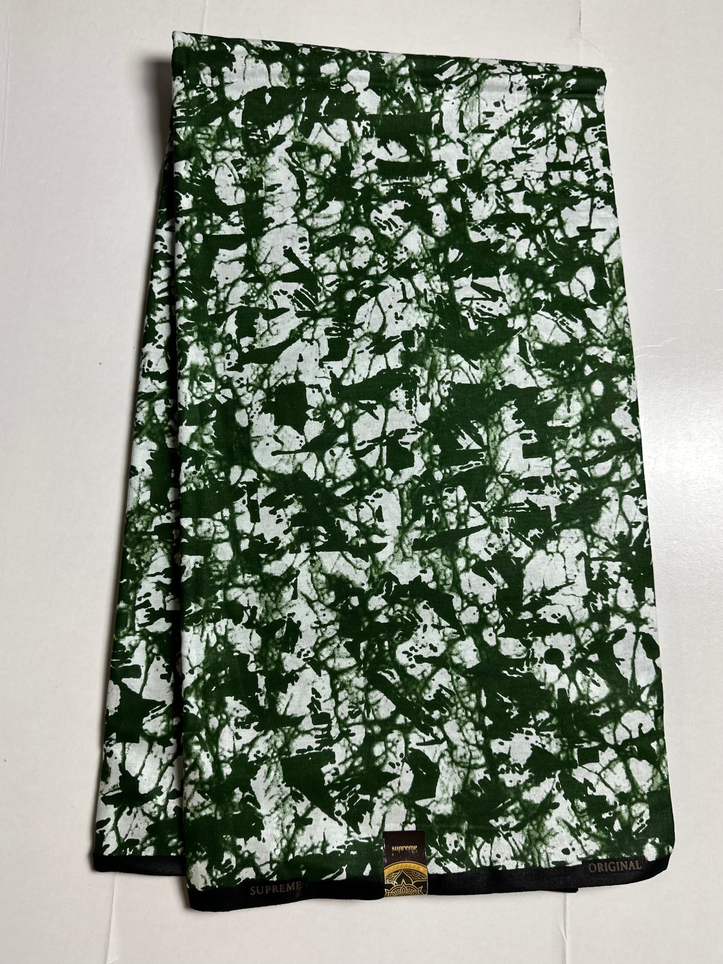African Print Fabric, Ankara - Green Fabric