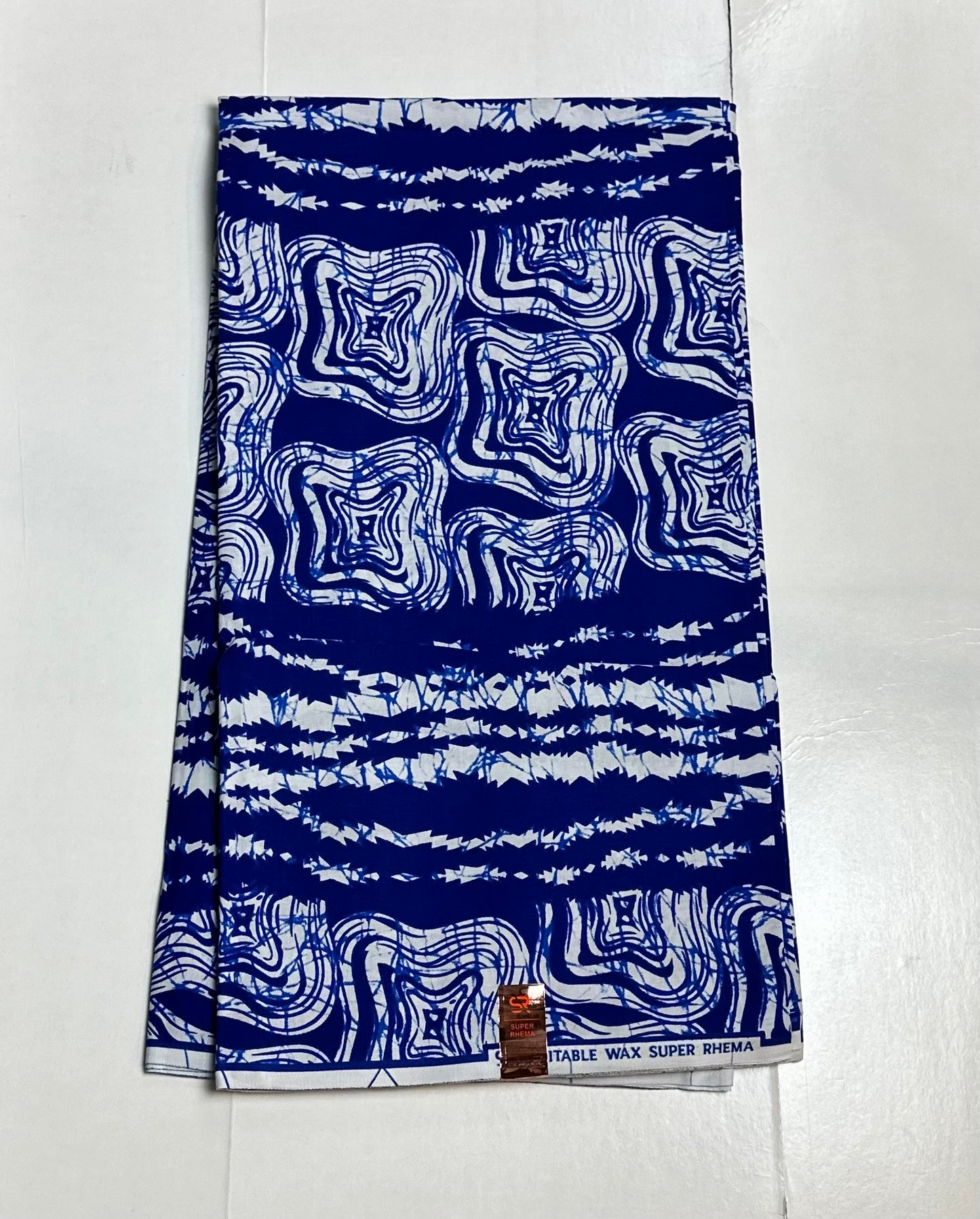 African Print Fabric - Blue Ankara Fabric