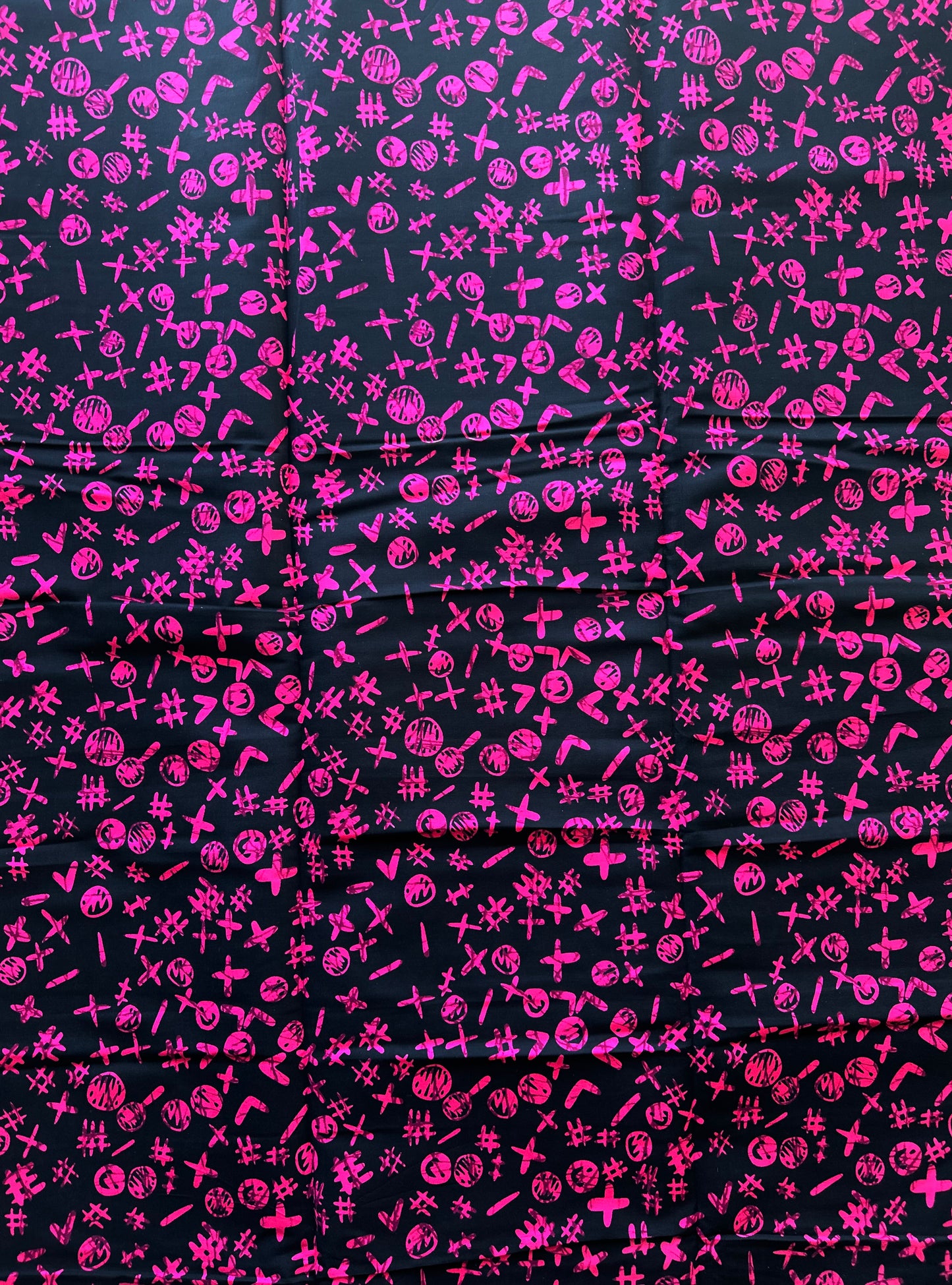 African Print Fabric, Ankara - Pink Fabric