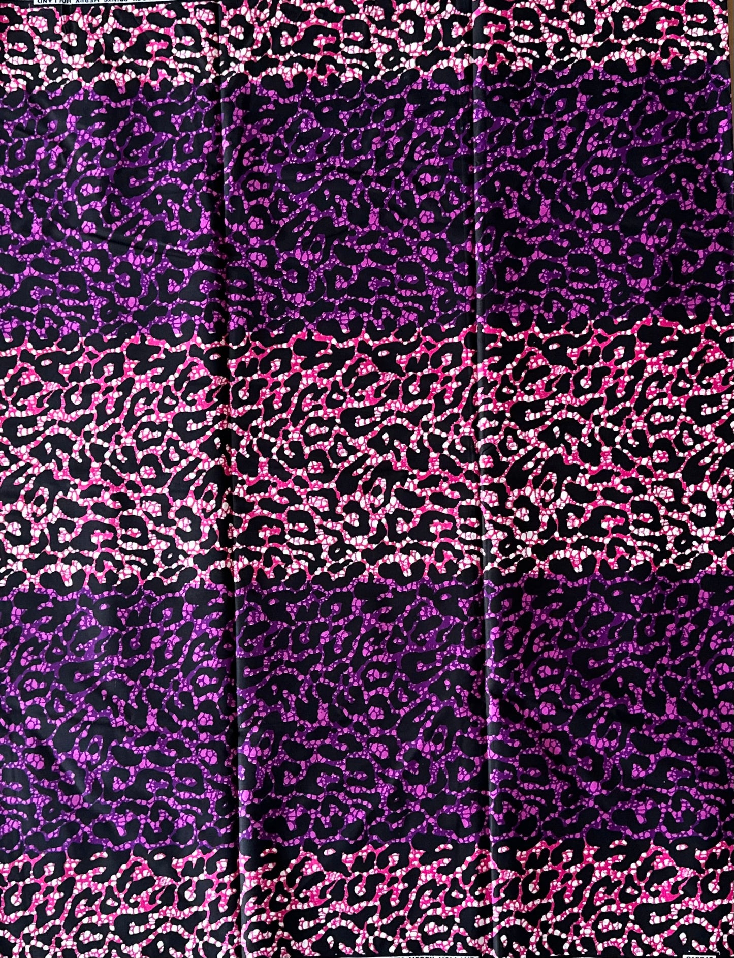 African Print Fabric, Ankara - Purple Fabric