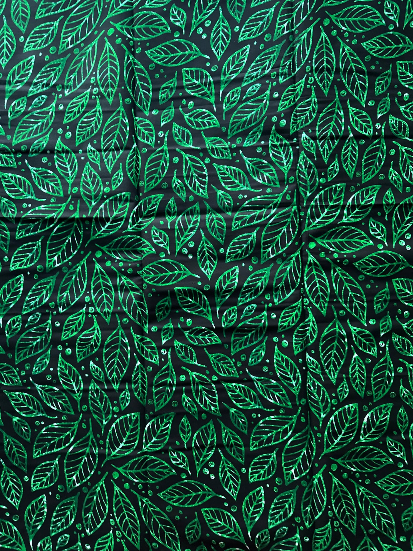 African Print Fabric, Ankara - Green Fabric