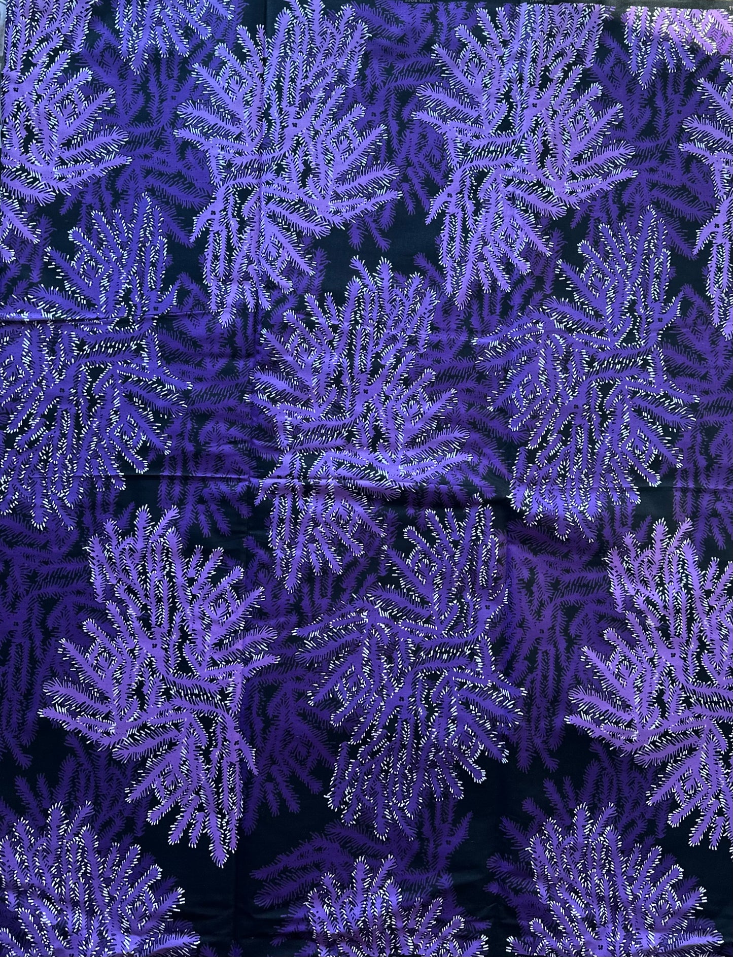African Print Fabric, Ankara - Purple Fabric