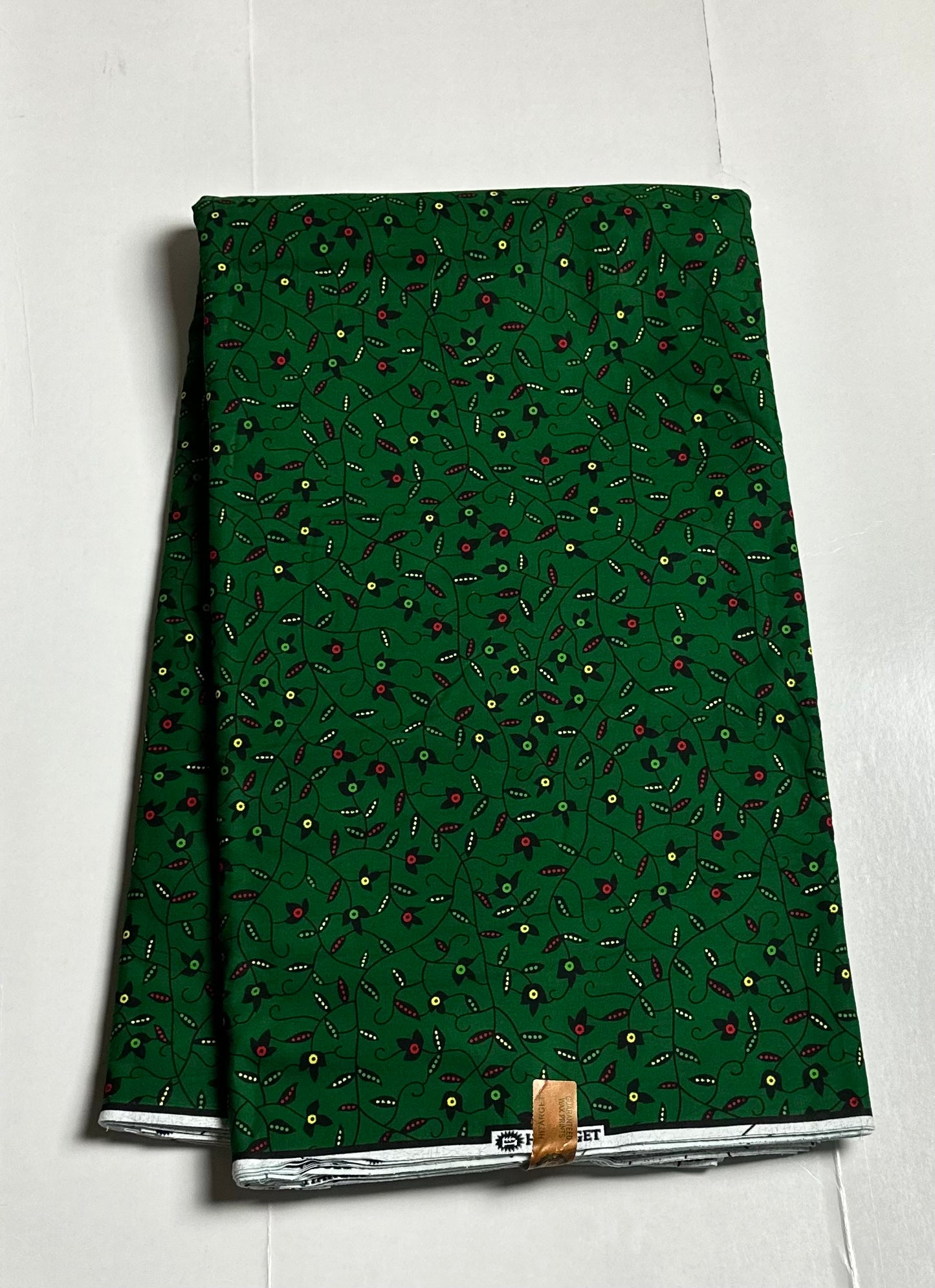 African Print Fabric, Ankara - Green Fabric