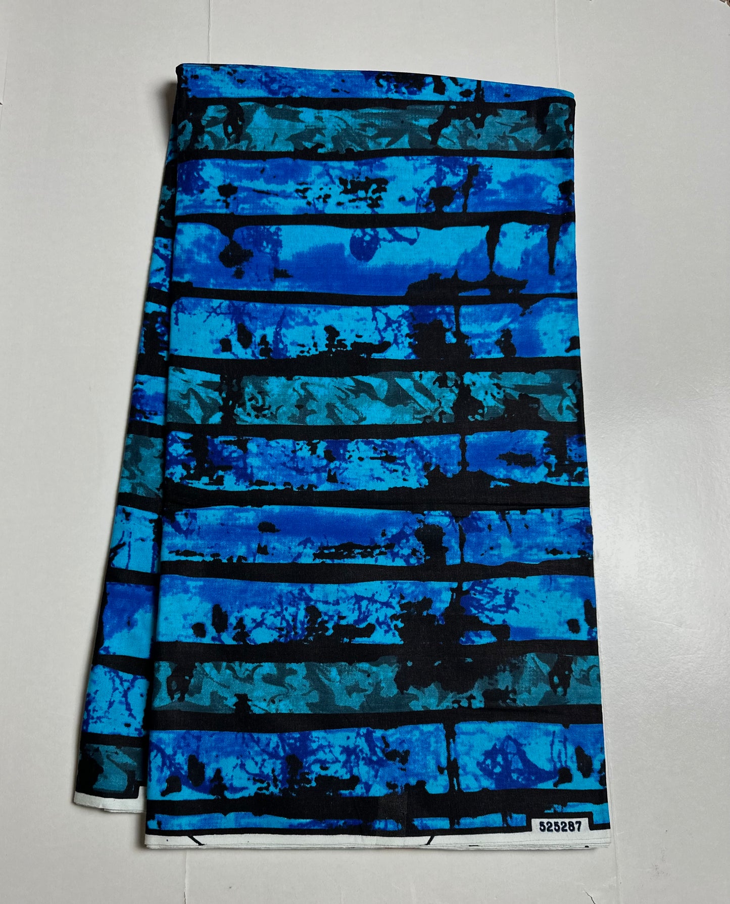 African Print Fabric, Ankara - Blue Fabric