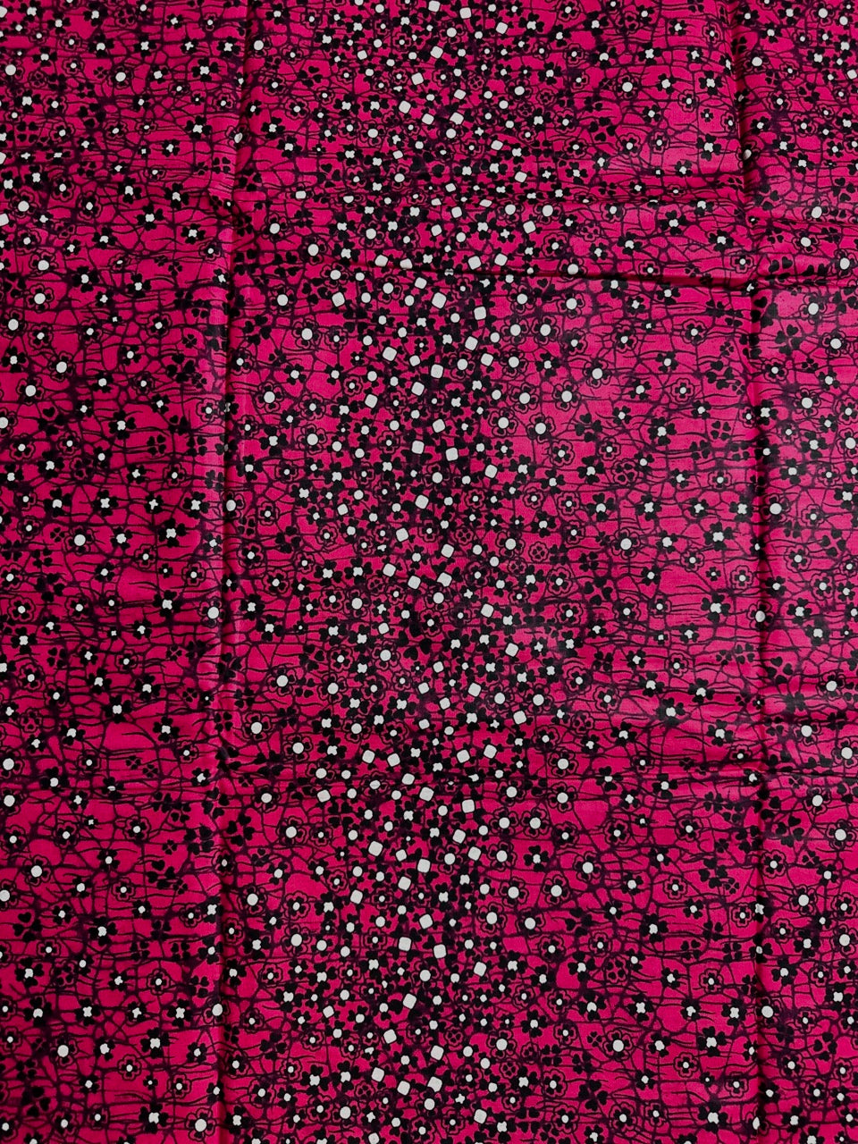 African Print Fabric, Ankara - Pink Fabric