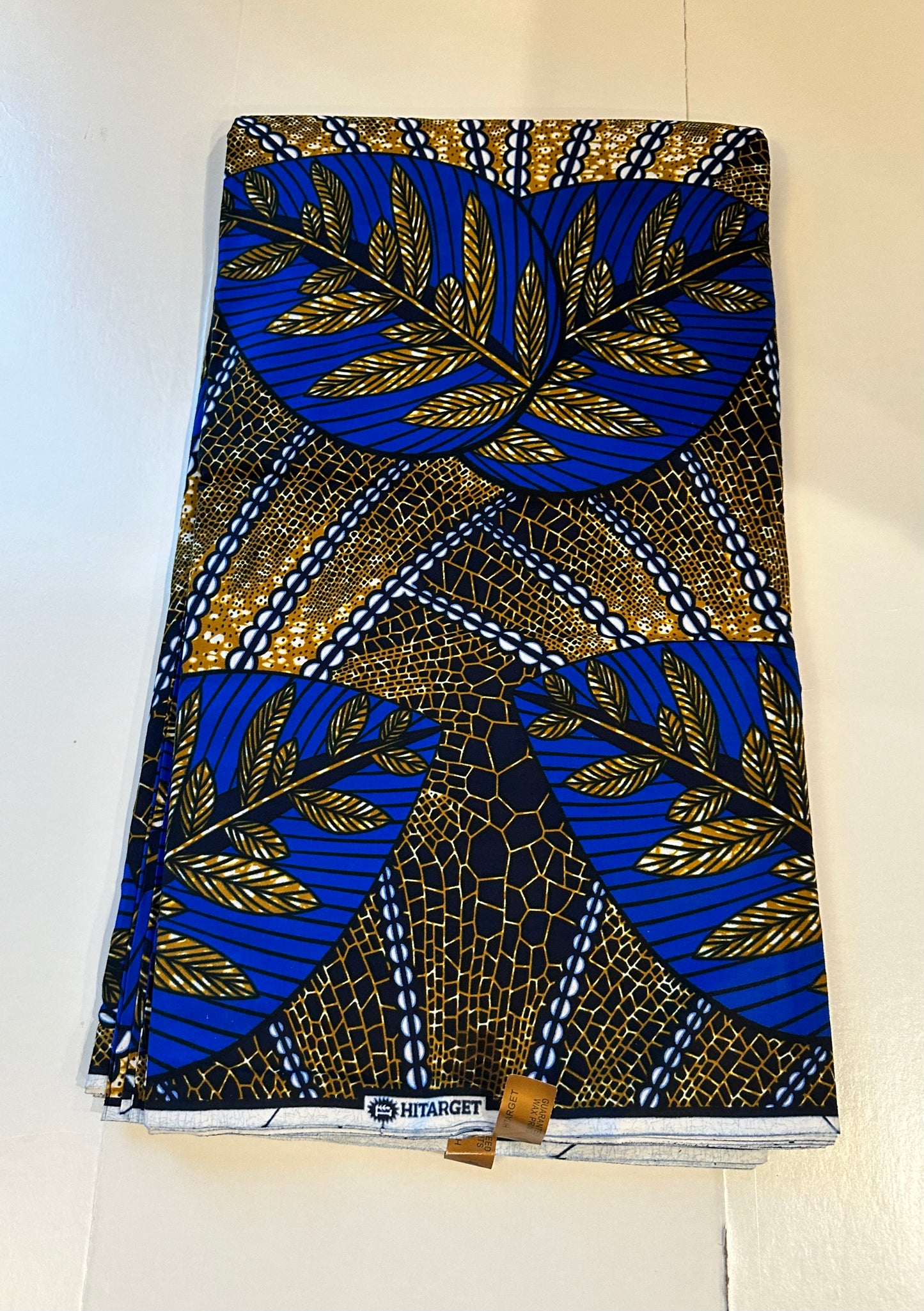 African Print Fabric, Ankara - Blue Fabric