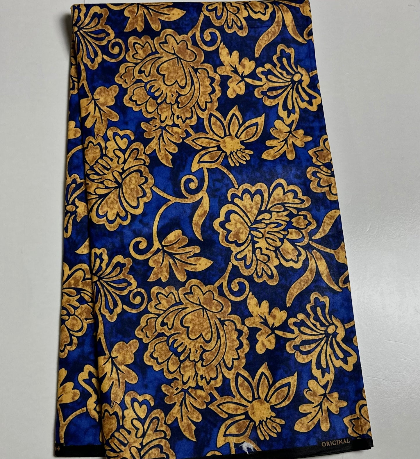 African Print Fabric, Ankara - Blue Fabric