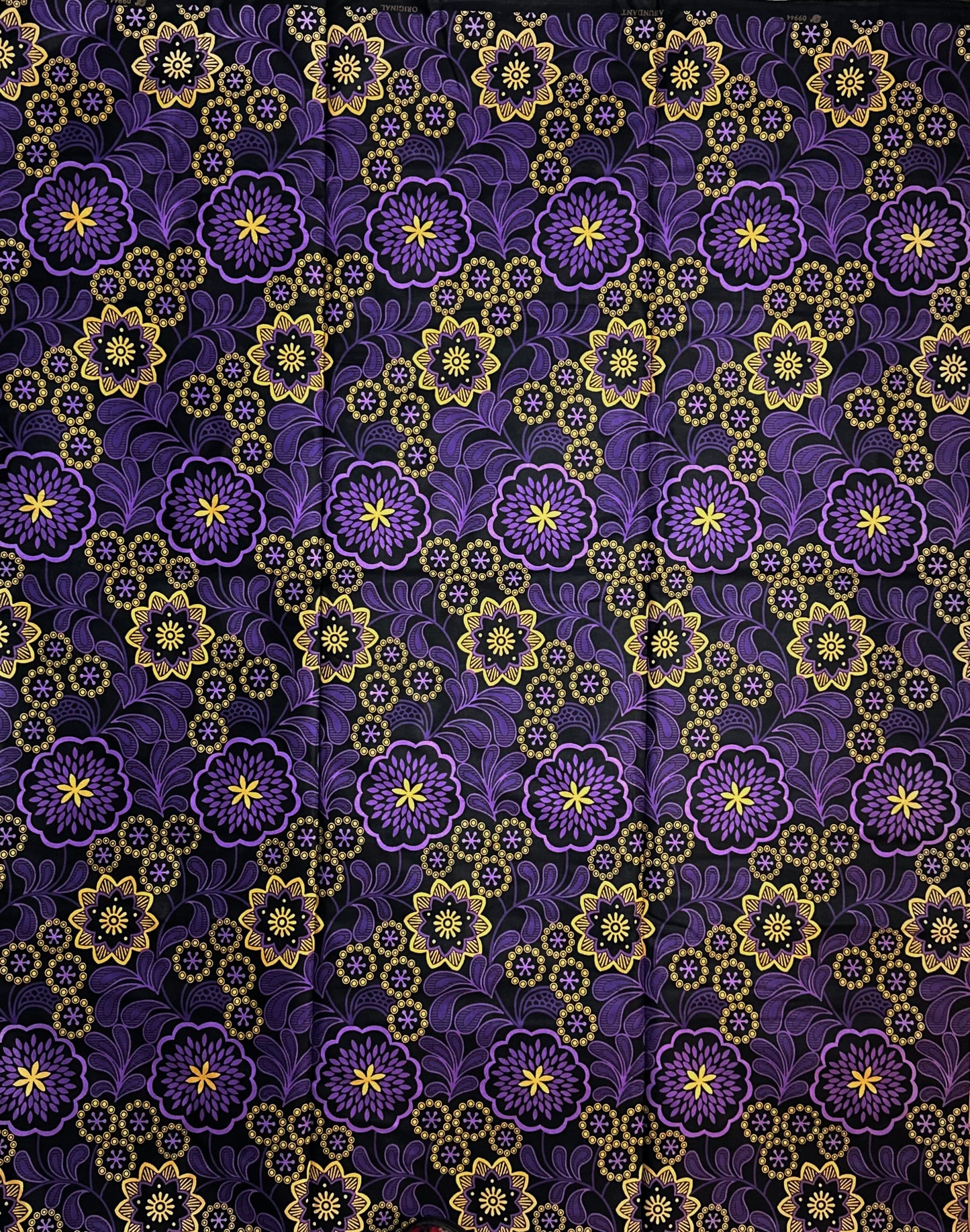 African Print Fabric - Purple Ankara Fabric
