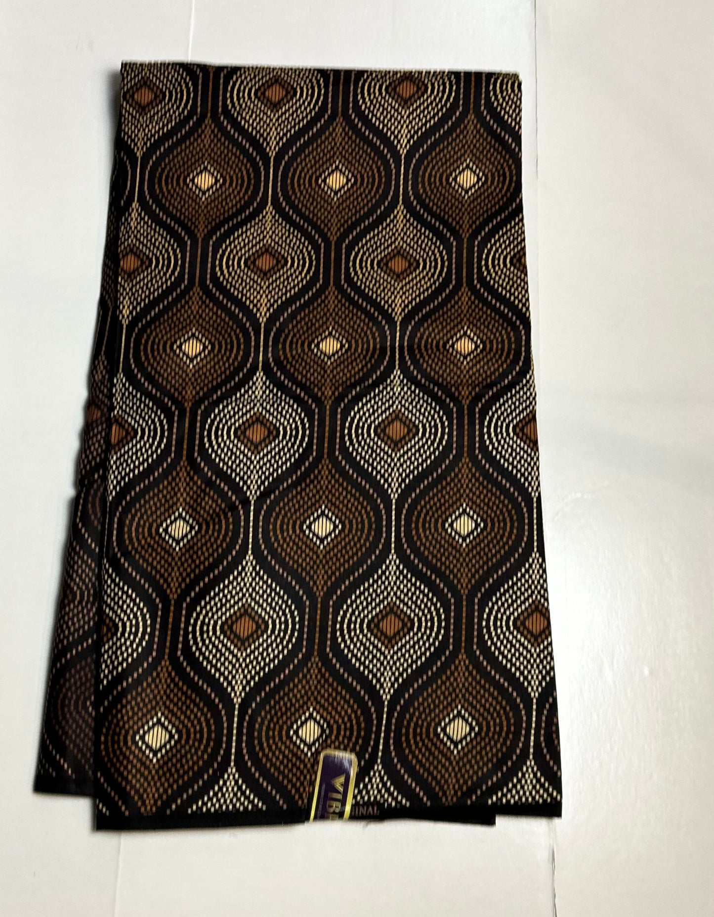 African Print Fabric - Brown Ankara Fabric