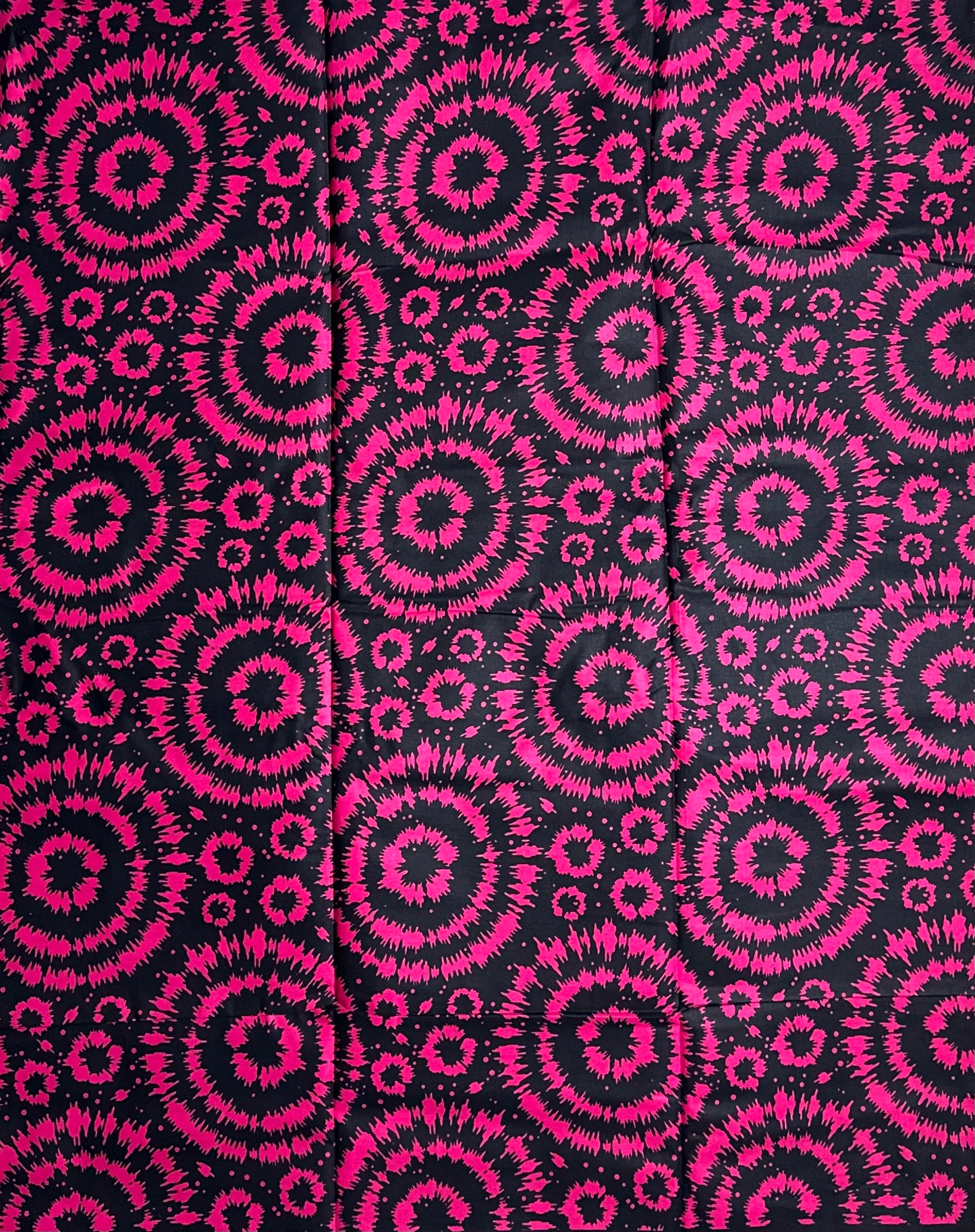 African Print Fabric, Ankara - Pink Fabric
