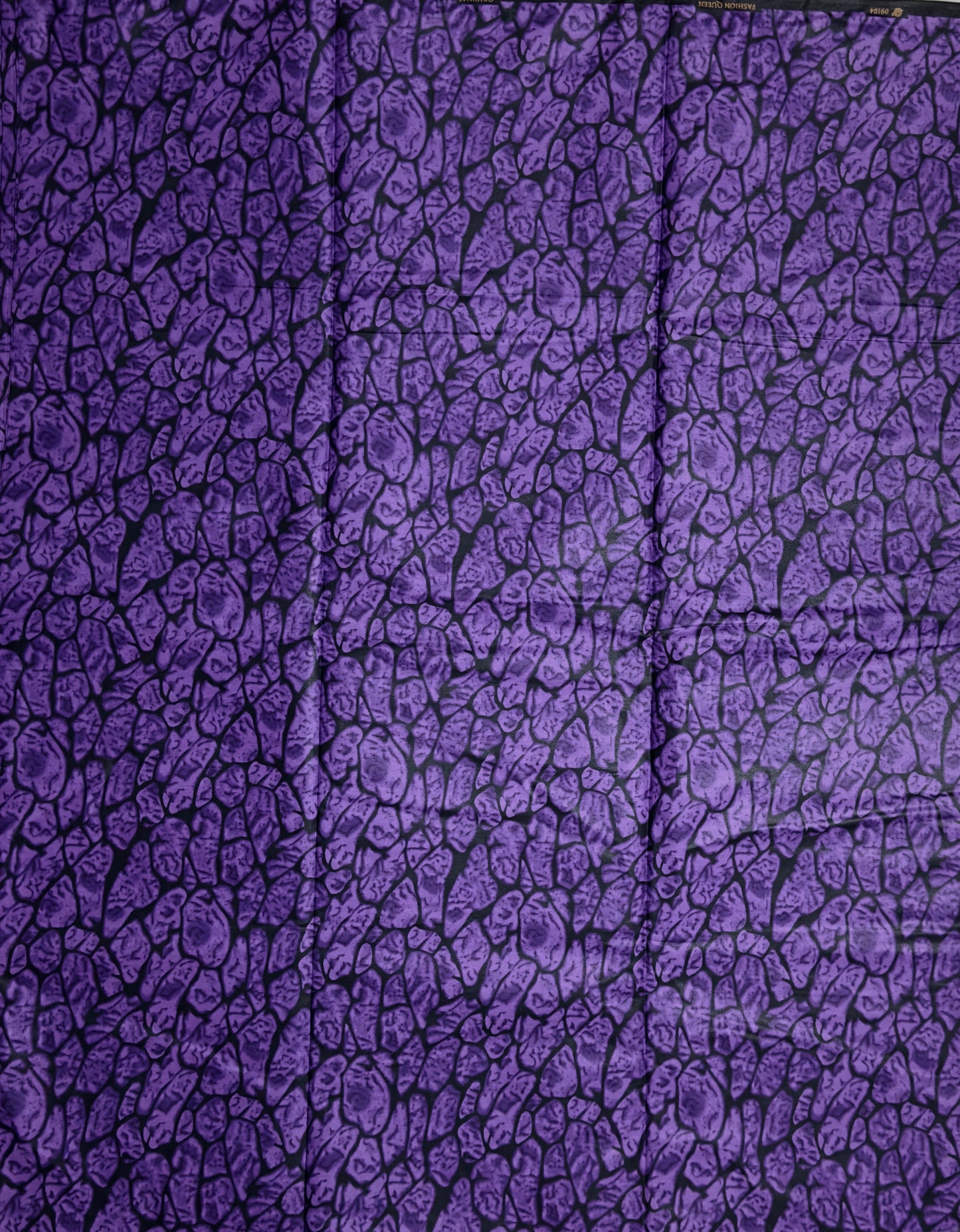 African Print Fabric, Ankara - Purple Fabric