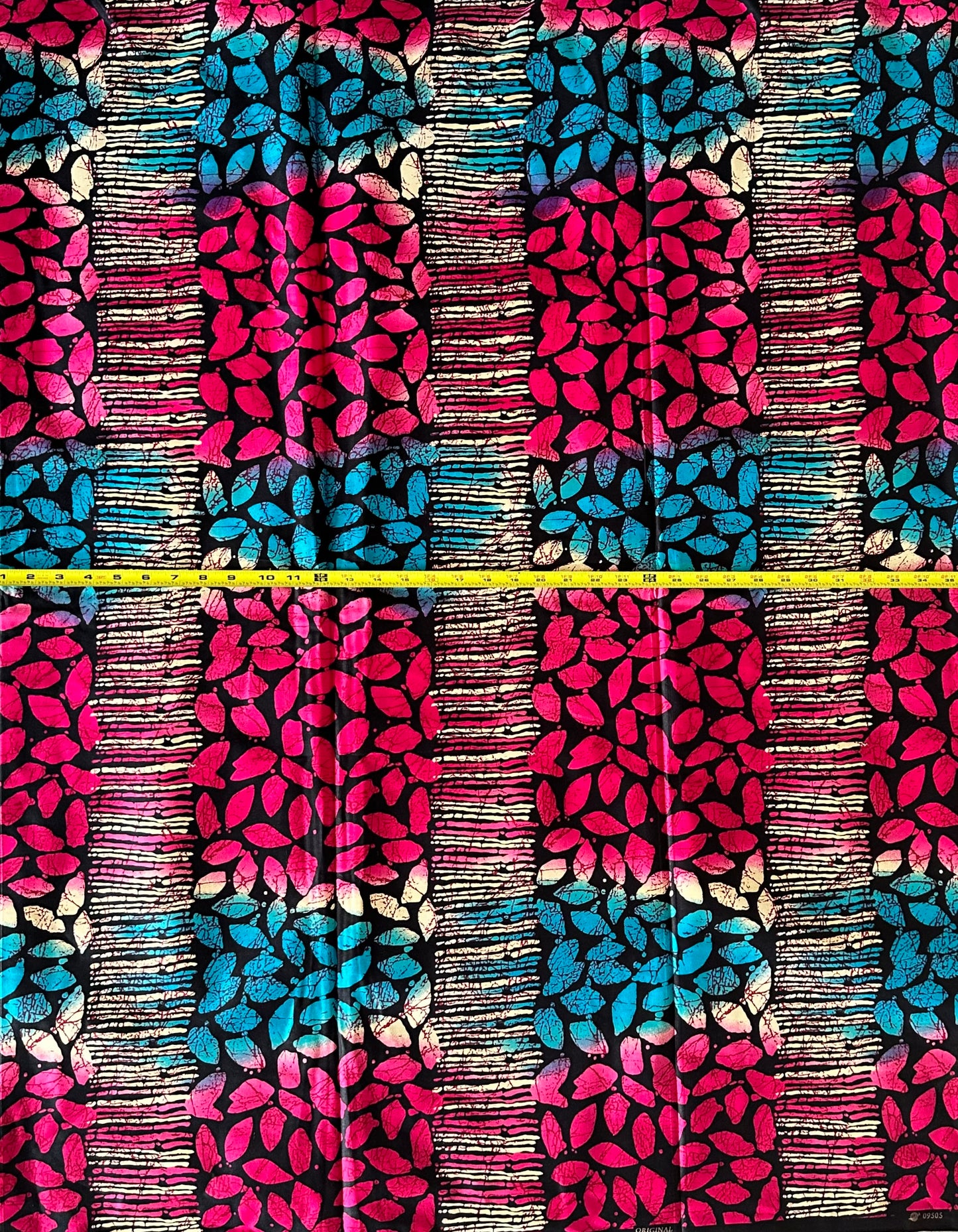 African Print Fabric, Pink, Blue Ankara Fabric