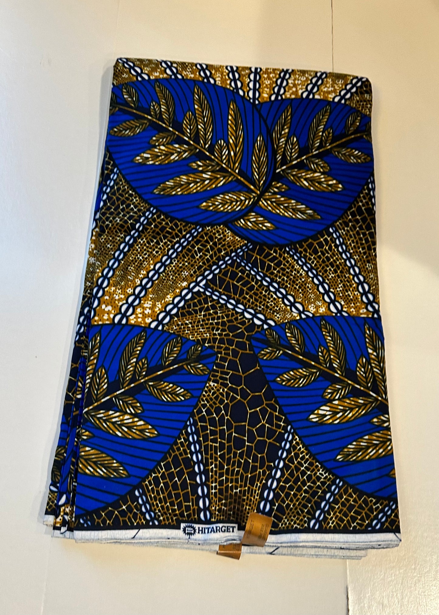 African Print Fabric, Ankara - Blue Fabric