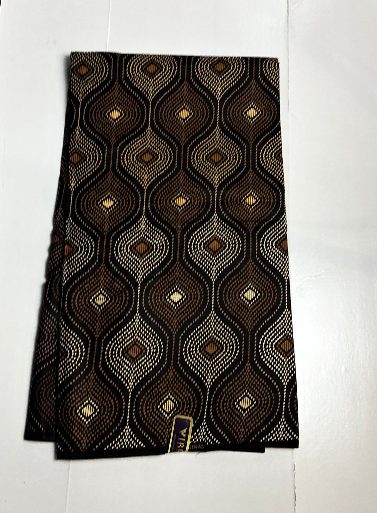 African Print Fabric - Brown Ankara Fabric