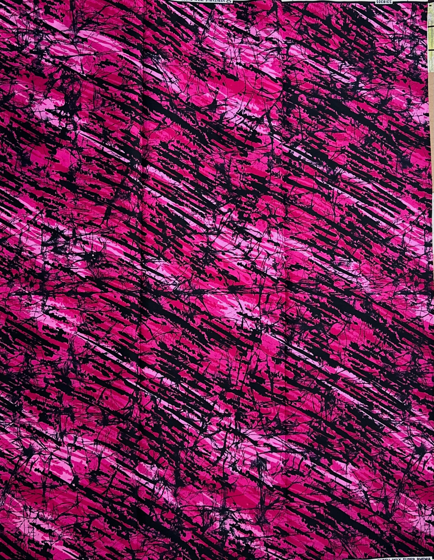 African Print Fabric, Ankara - Pink Fabric