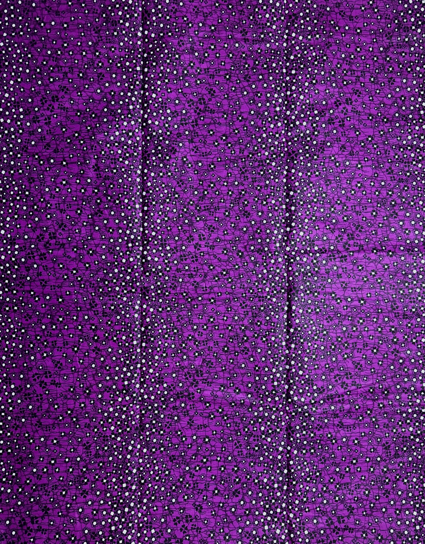 African Print Fabric, Ankara - Purple Fabric
