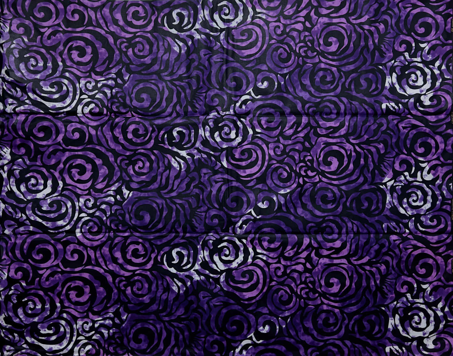 African Print Fabric, Ankara - Purple Fabric
