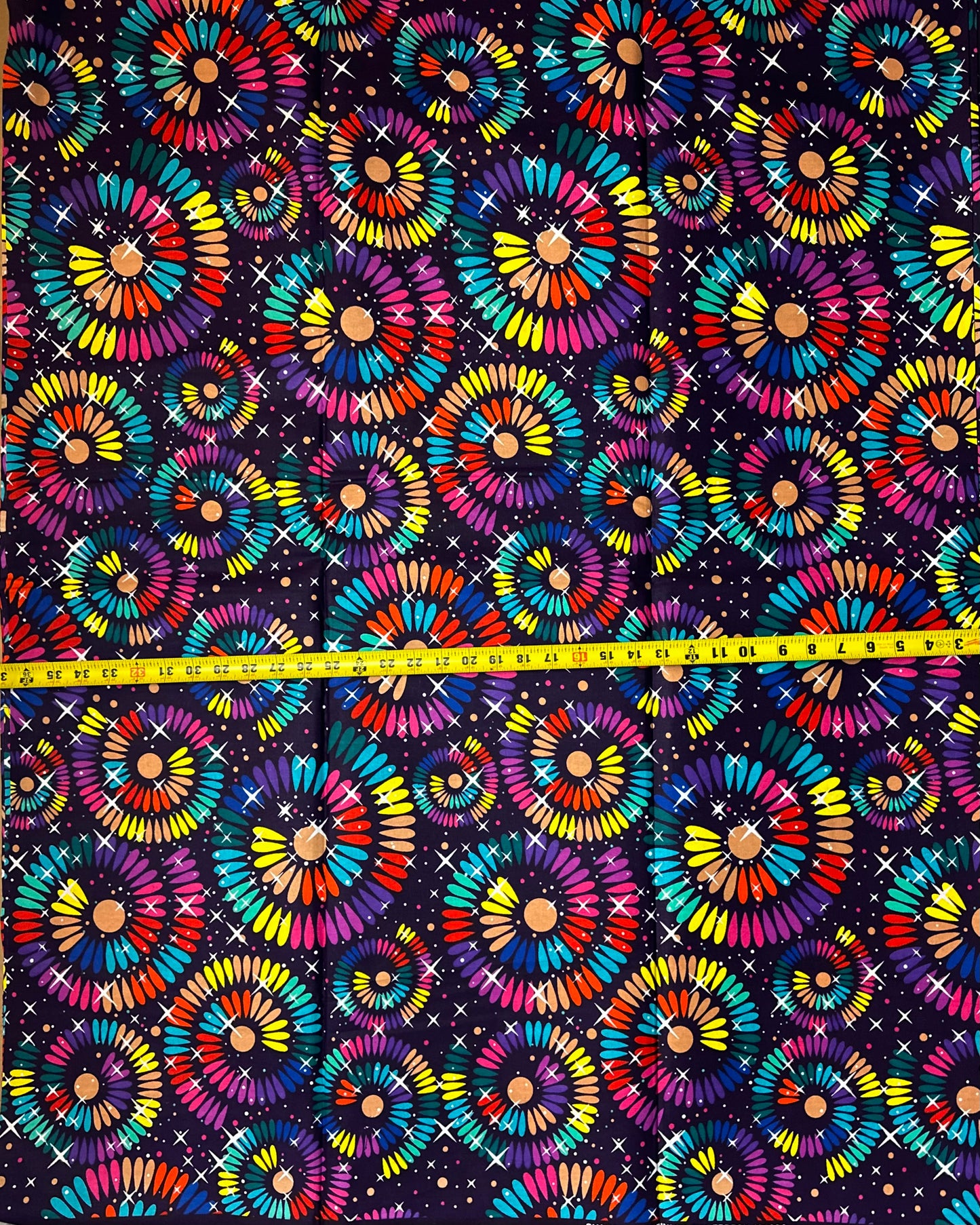 African Print Fabric - Purple Ankara Fabric