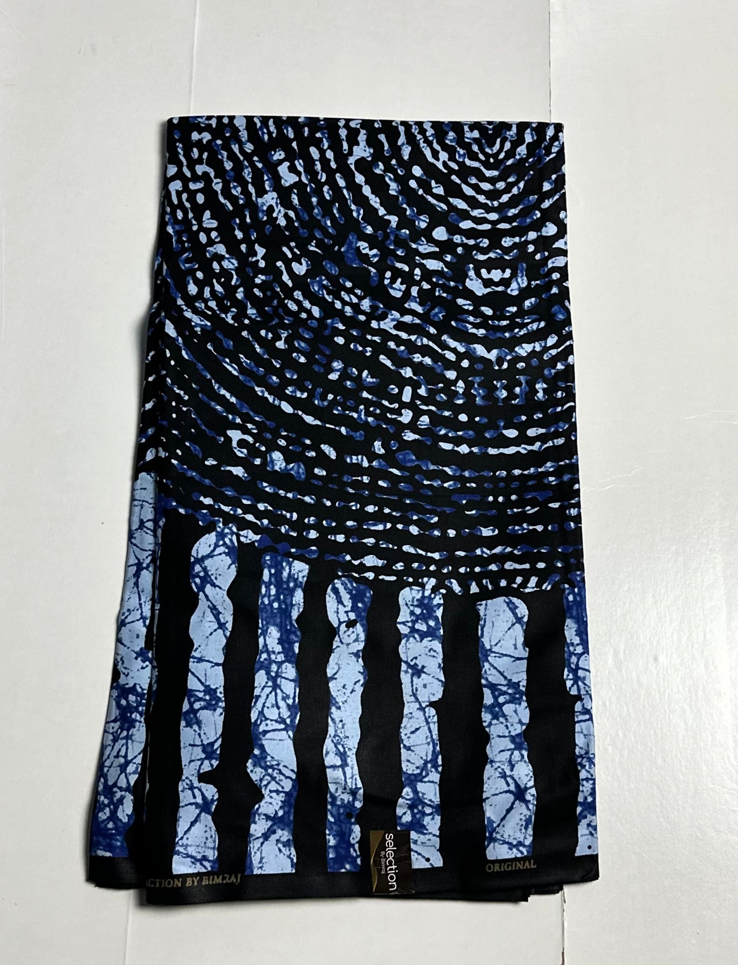 African Print Fabric, Ankara - Blue Fabric