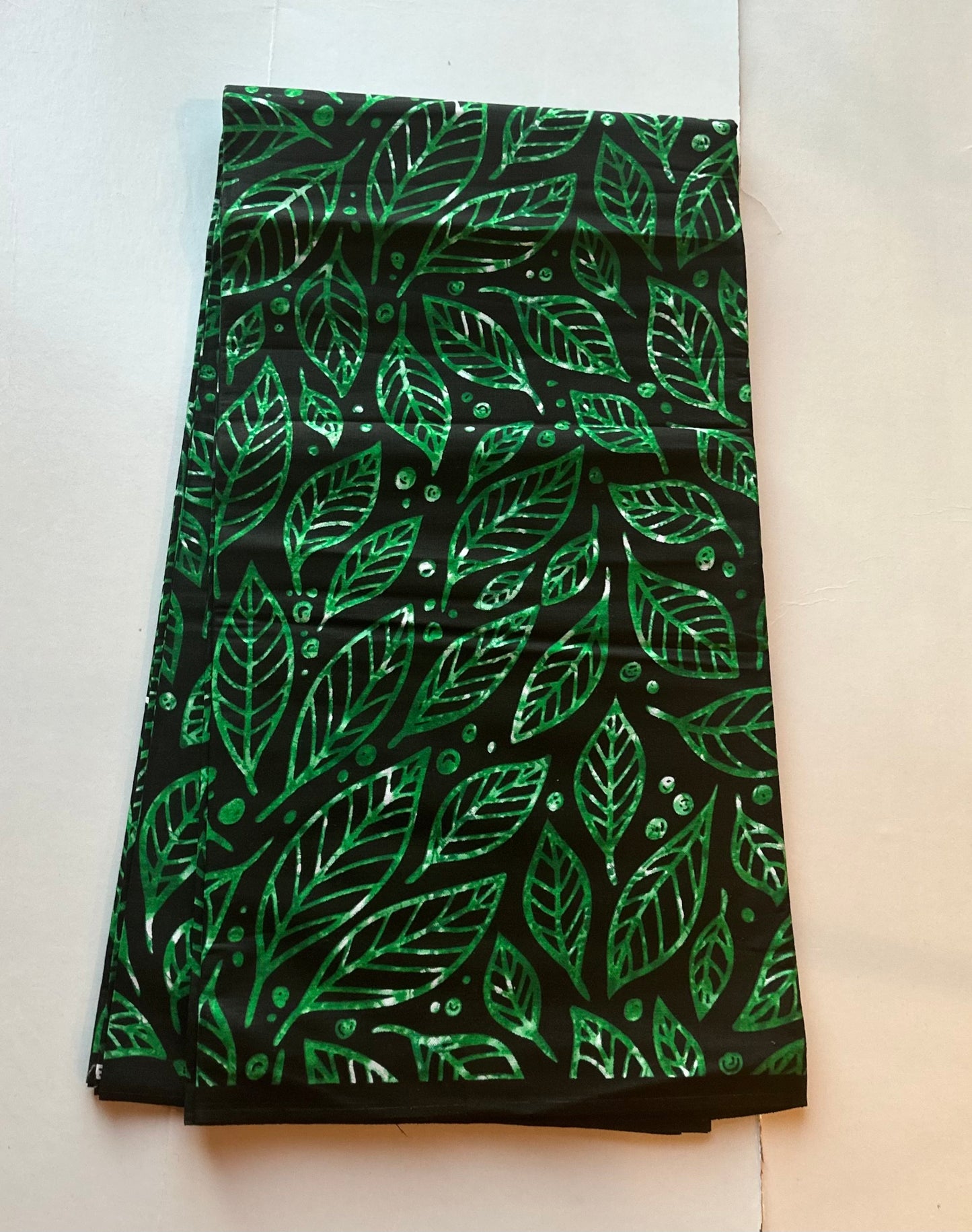 African Print Fabric, Ankara - Green Fabric