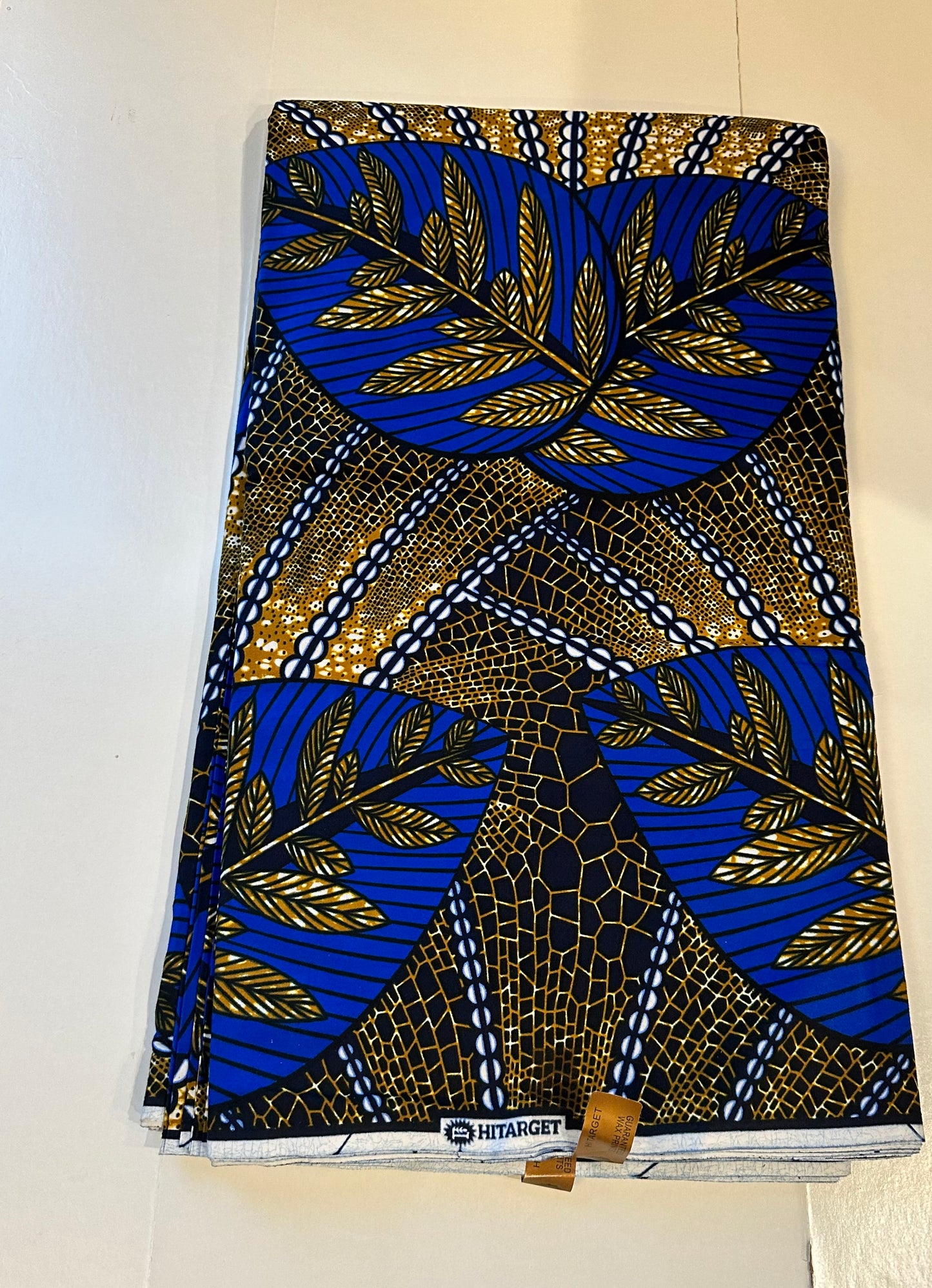 African Print Fabric, Ankara - Blue Fabric