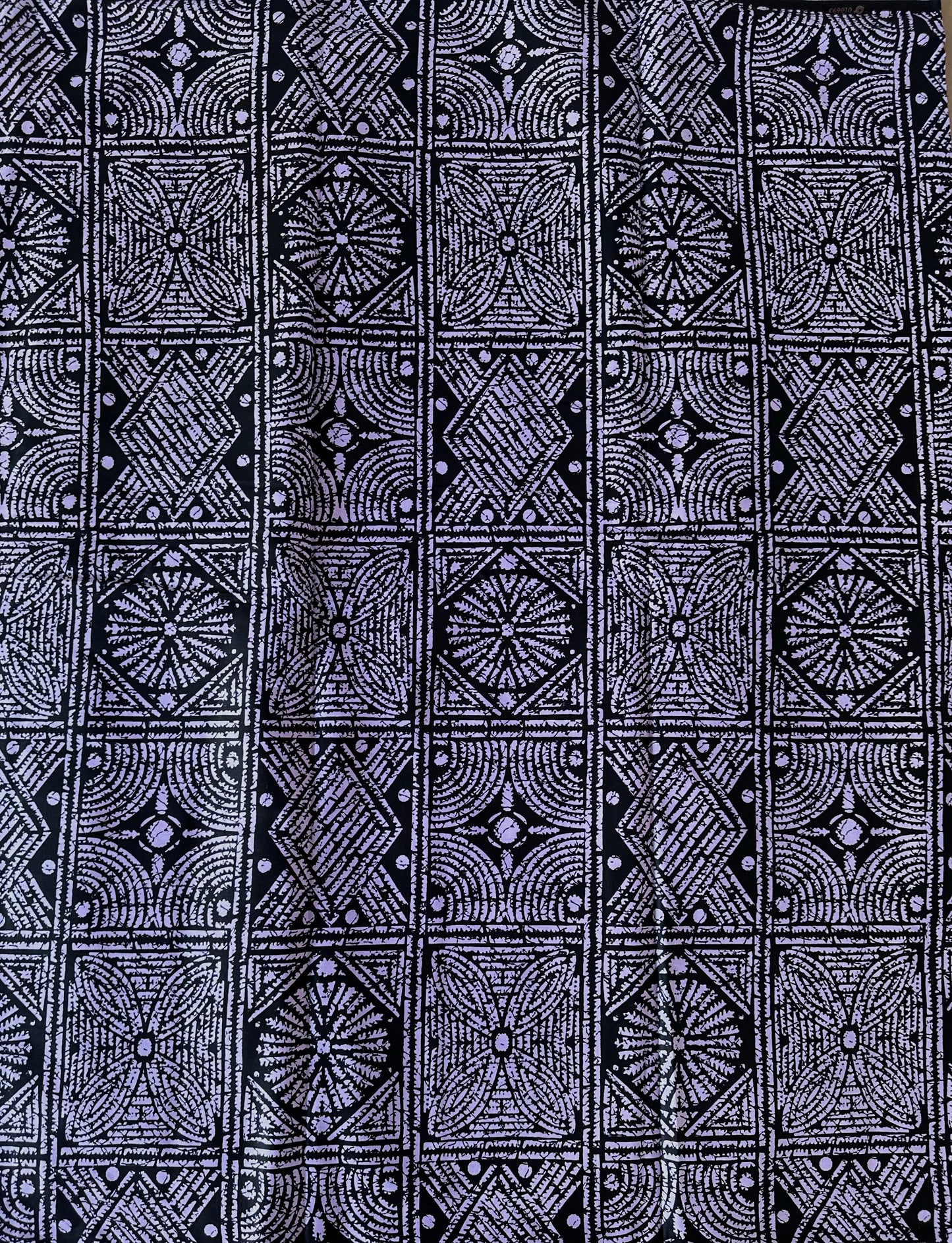African Print Fabric, Ankara - Purple Fabric