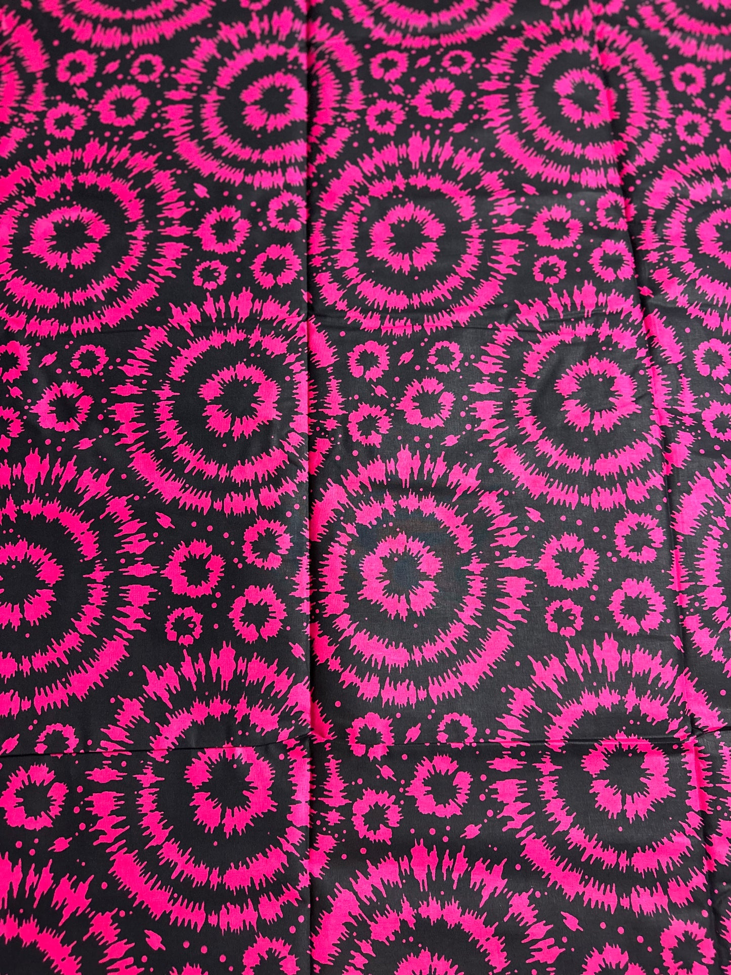 African Print Fabric, Ankara - Pink Fabric