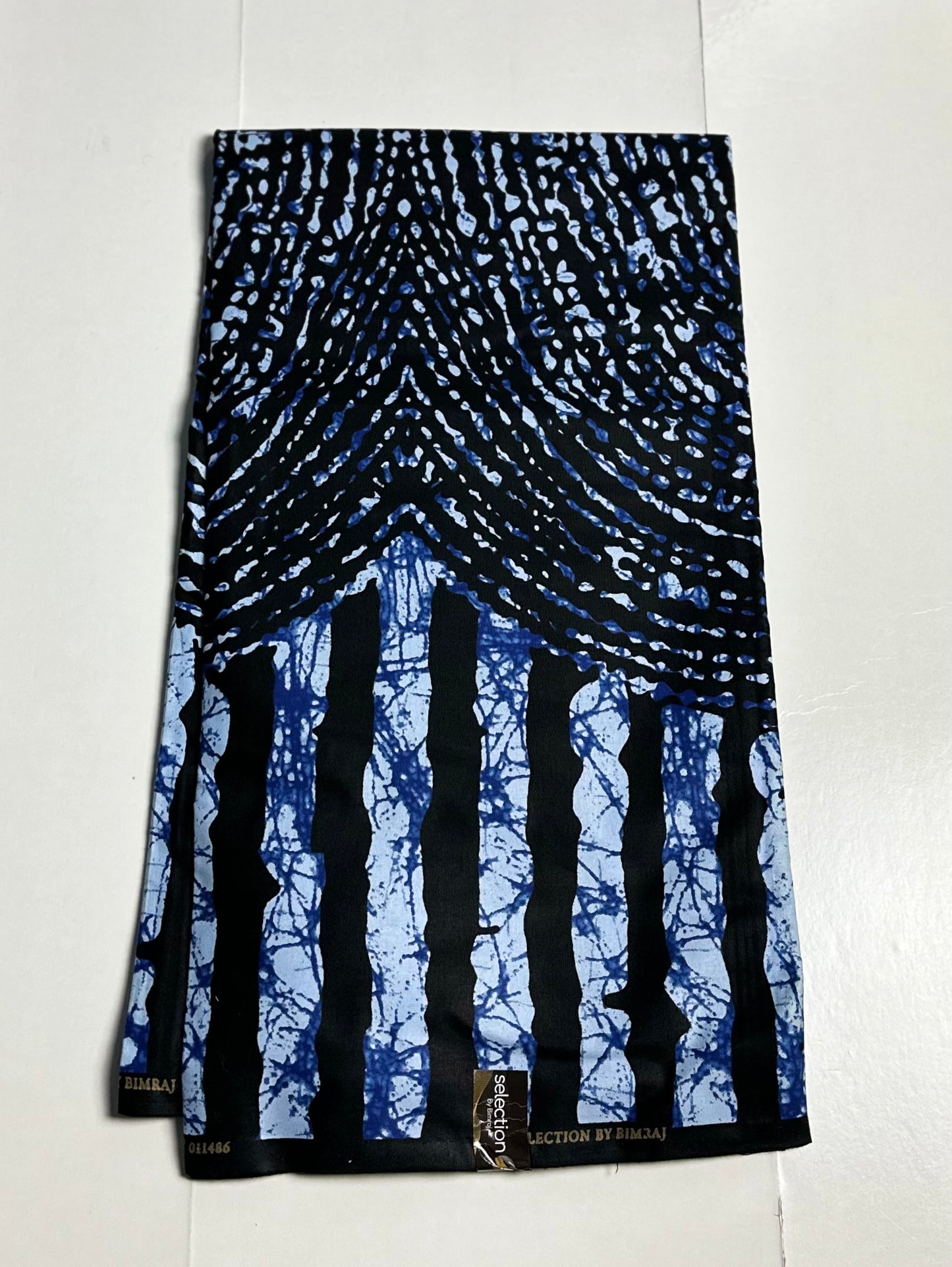 African Print Fabric, Ankara - Blue Fabric