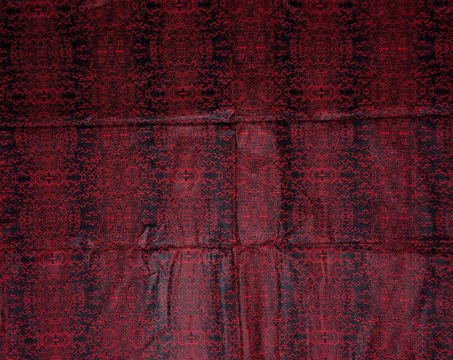 African Print Fabric, Ankara - Red Fabric