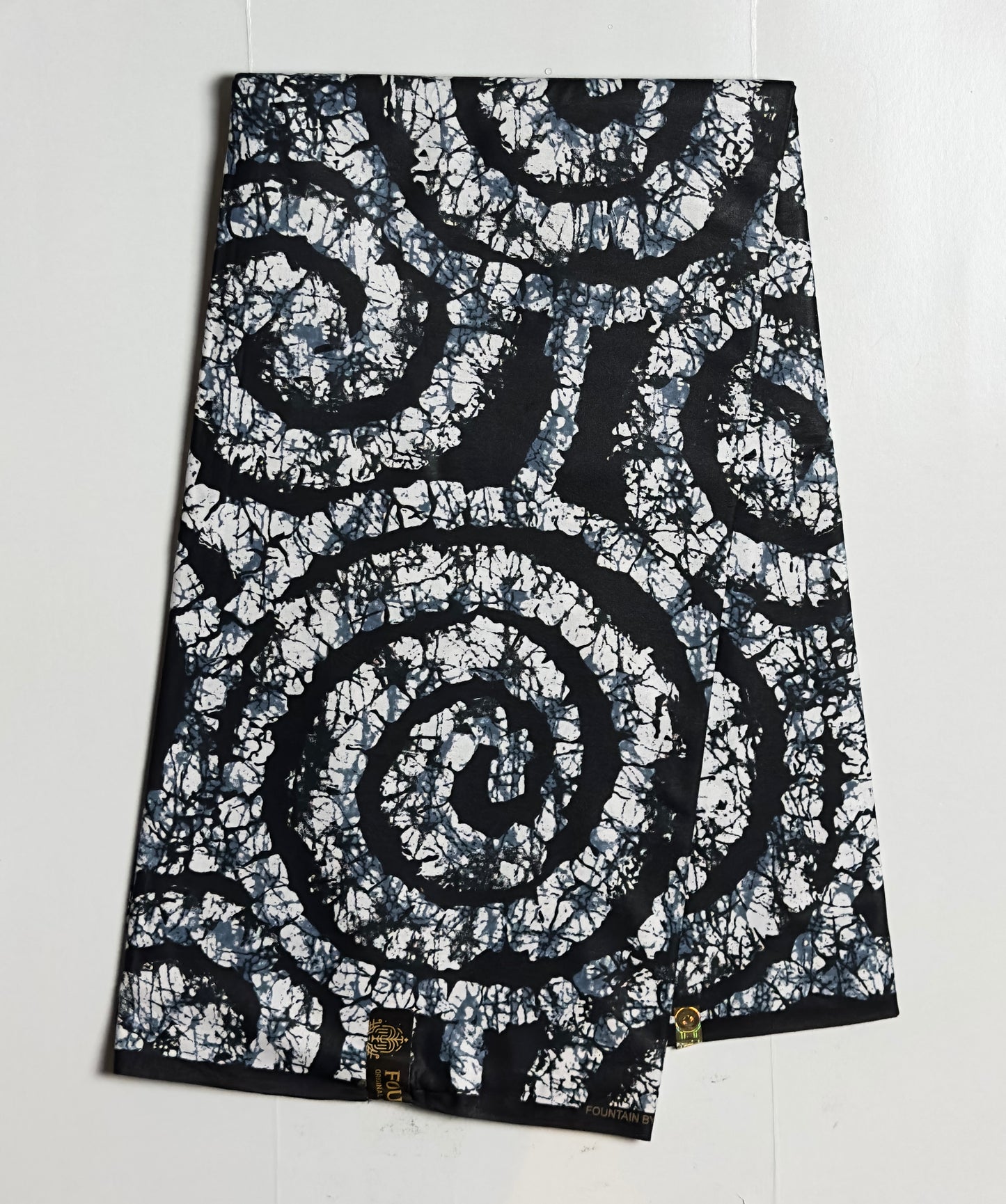 African Print Fabric, Ankara - Monochrome Fabric