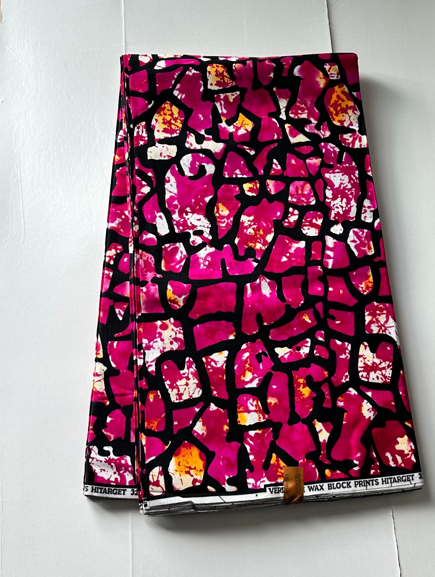 African Print Fabric, Ankara - Pink Fabric
