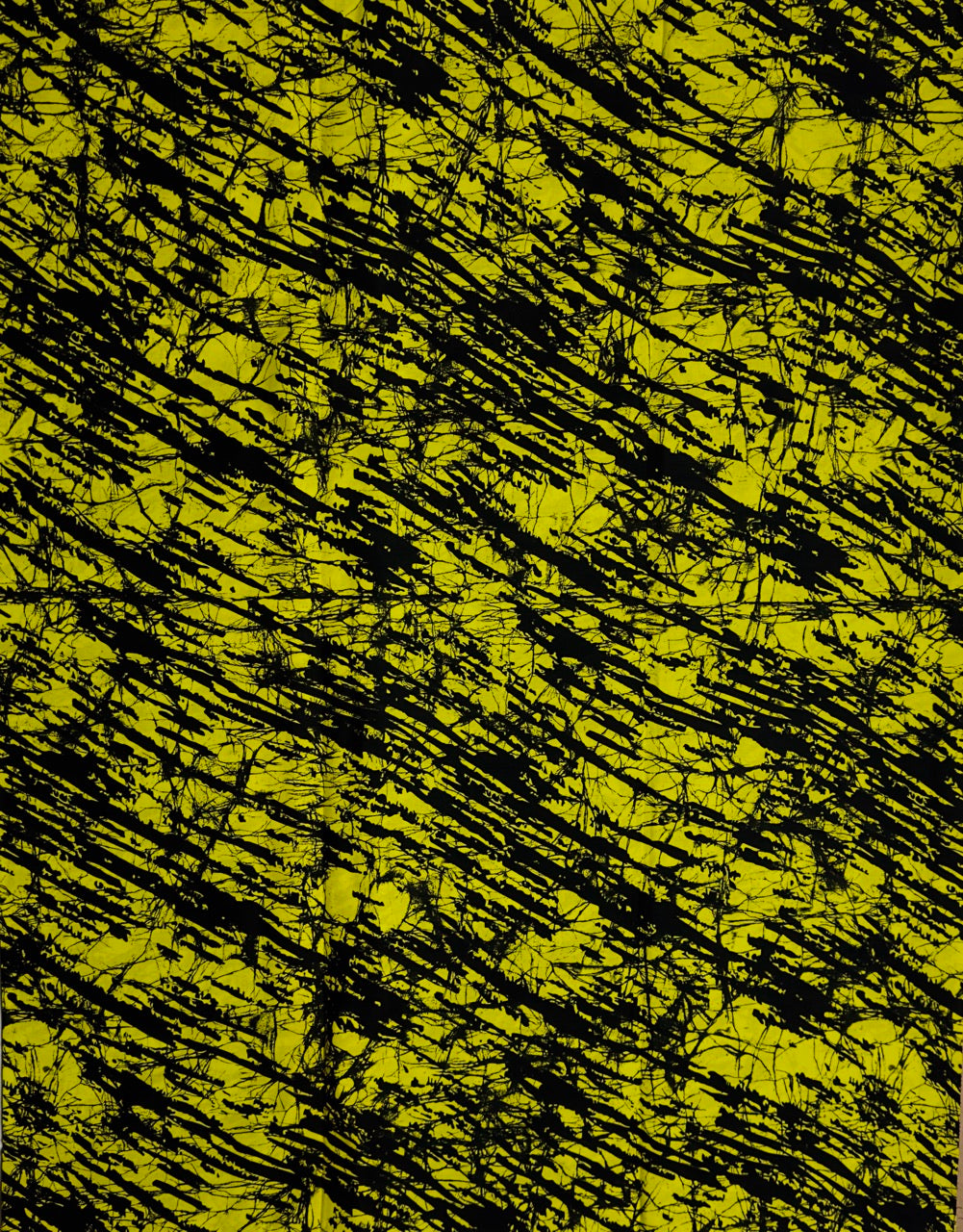 African Print Fabric, Ankara - Yellow Fabric