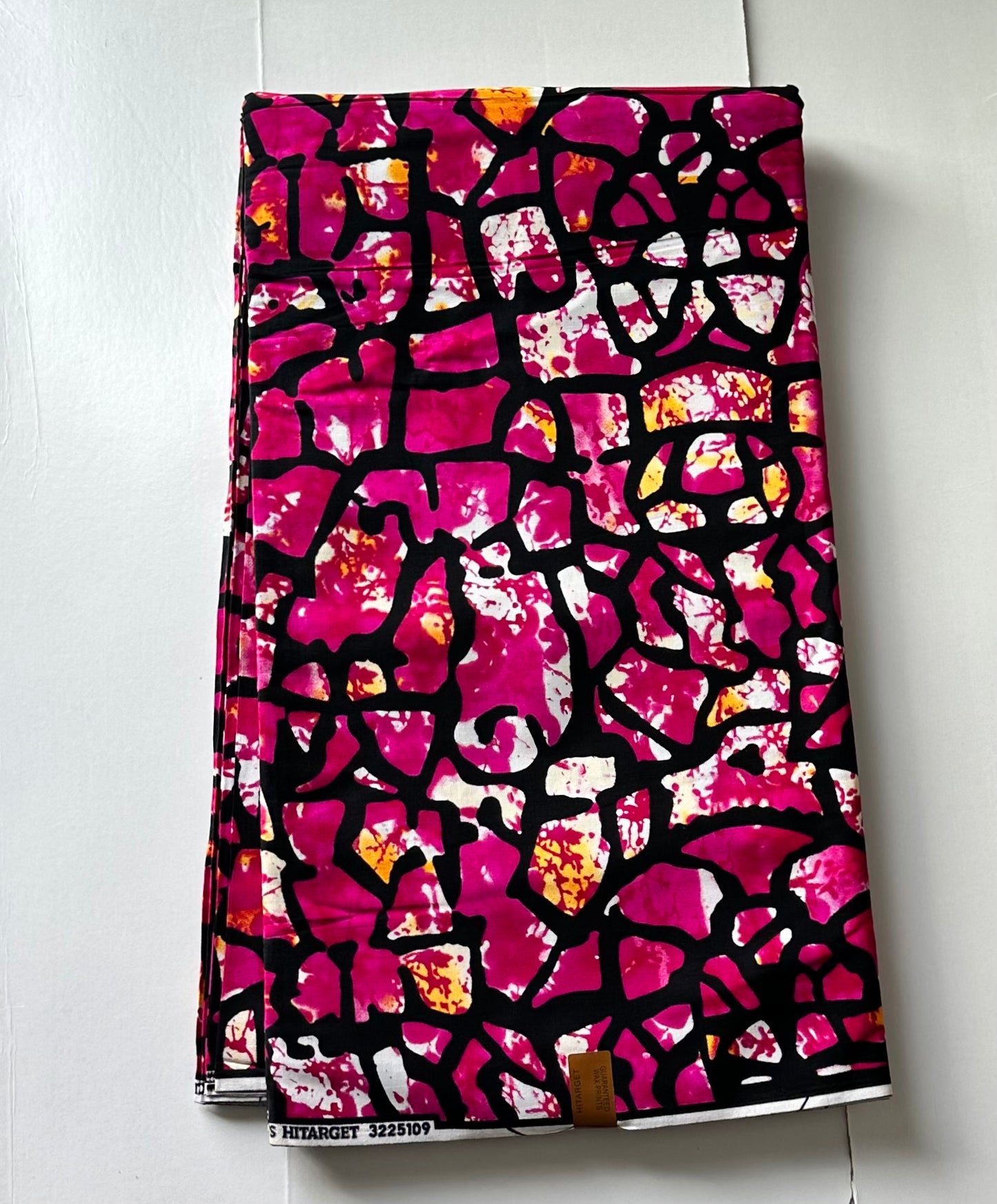 African Print Fabric, Ankara - Pink Fabric