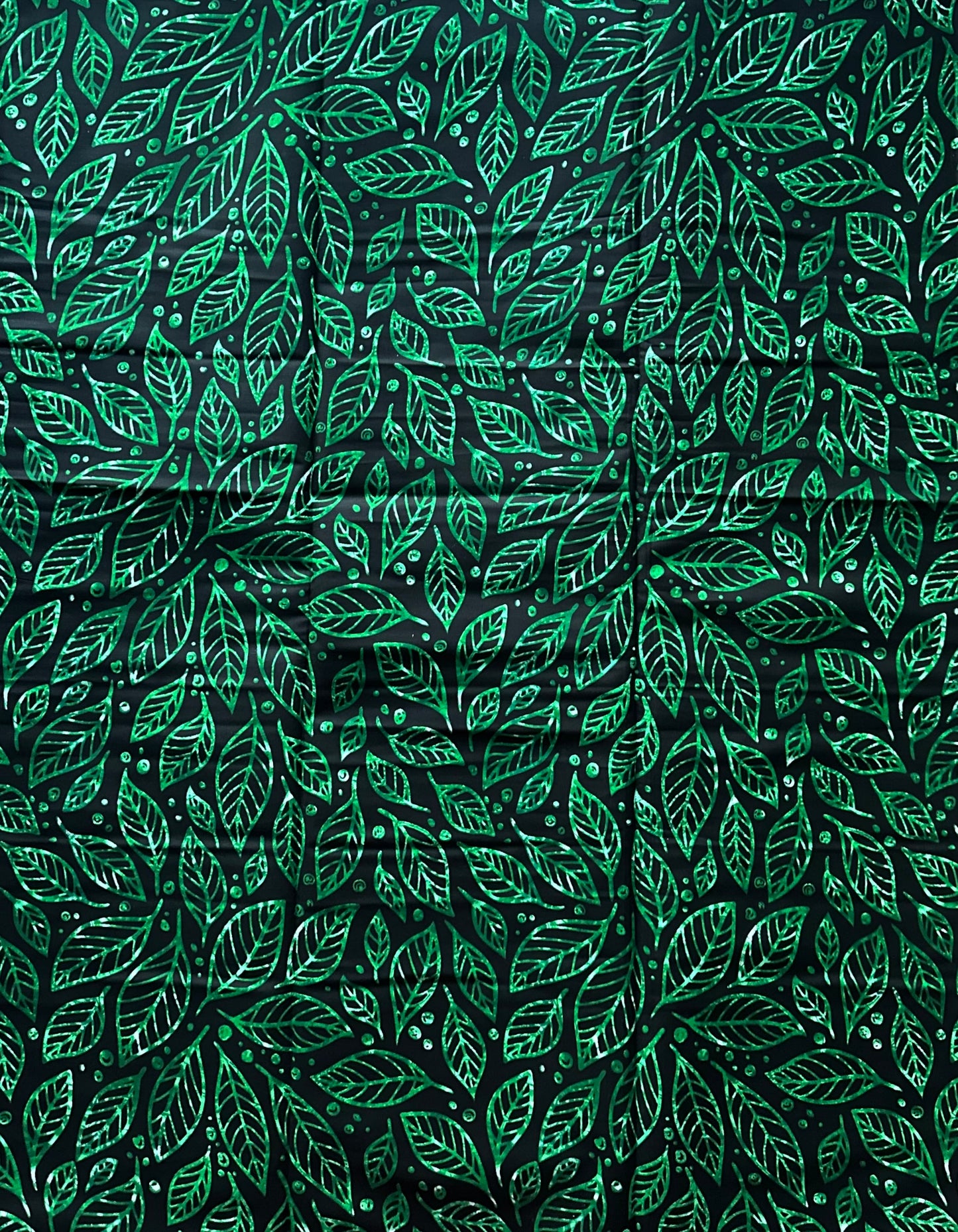 African Print Fabric, Ankara - Green Fabric