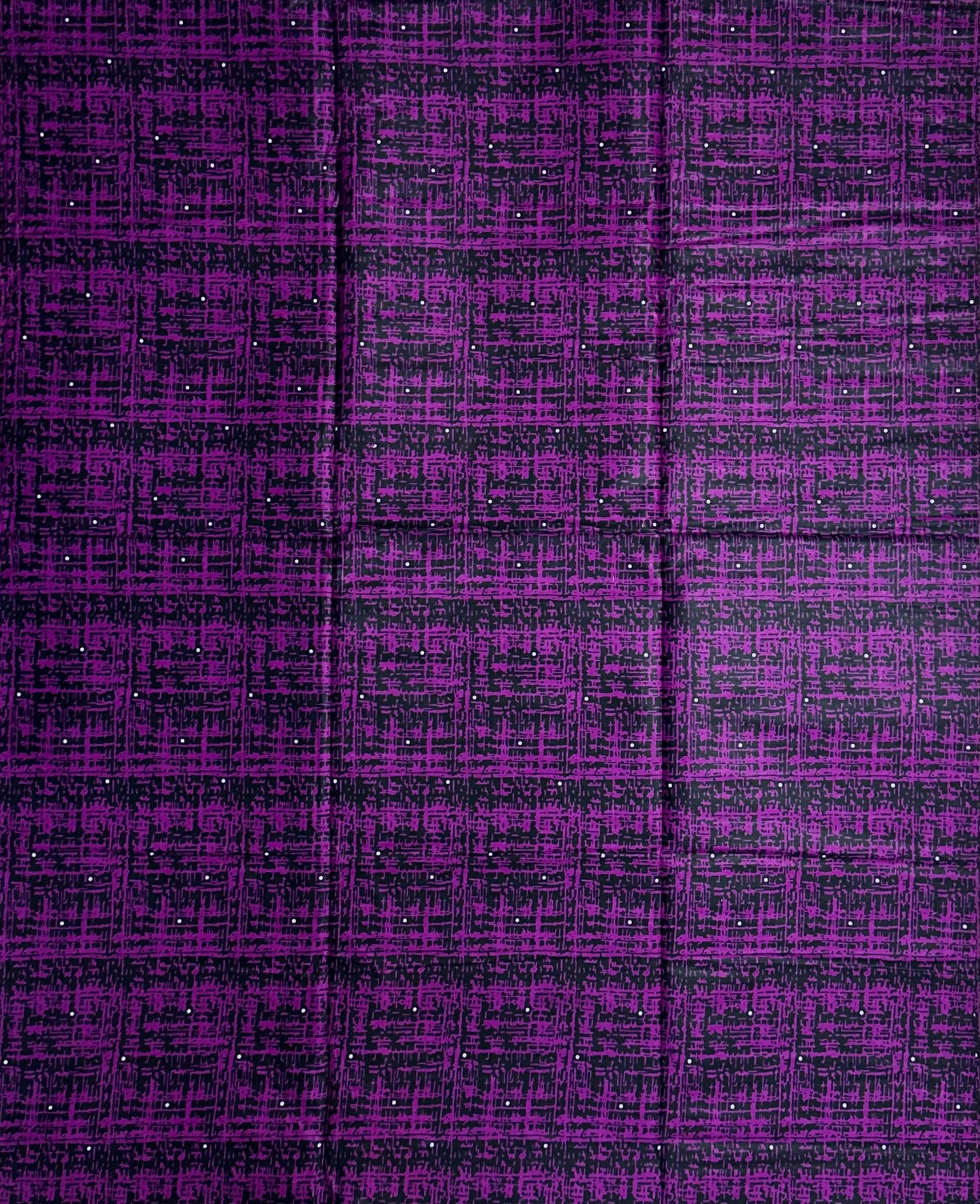 African Print Fabric, Ankara - Purple Fabric