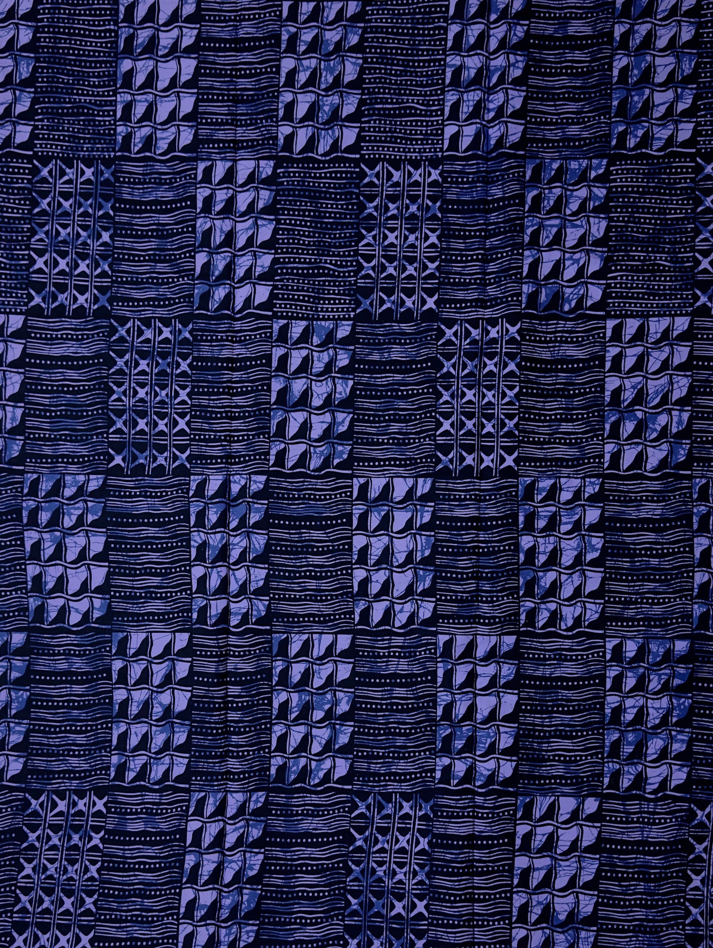 African Print Fabric - Purple Ankara Fabric
