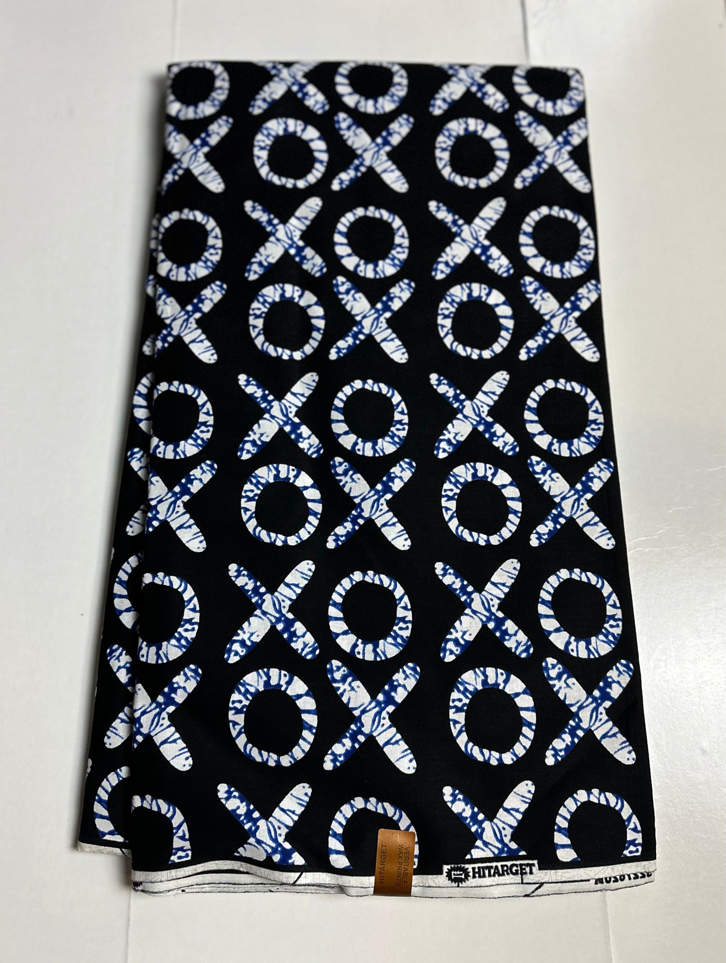 African Print Fabric - Black, White Ankara Fabric