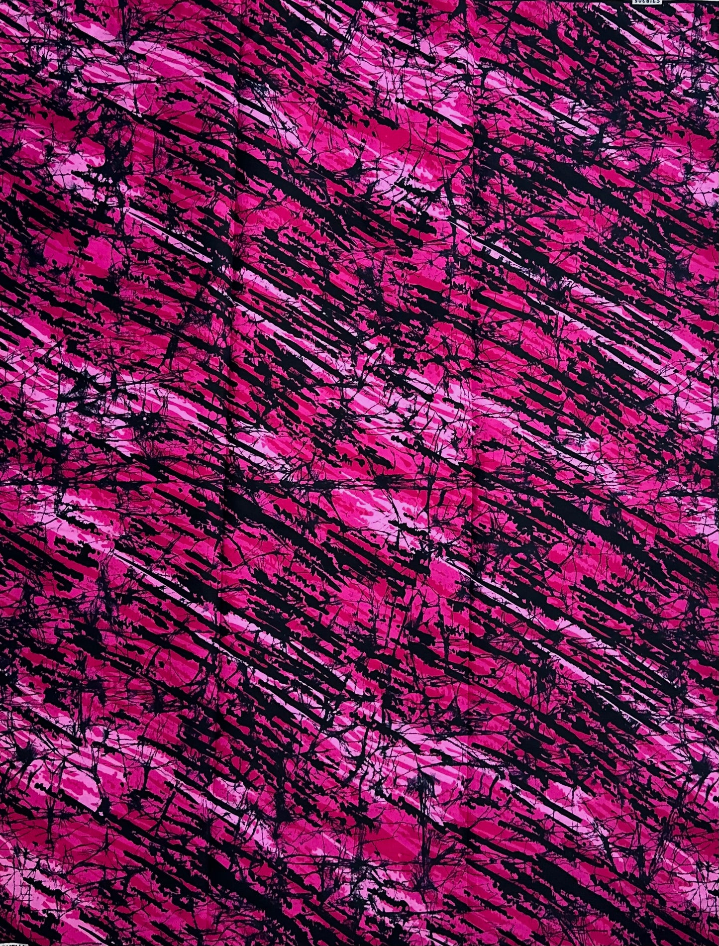 African Print Fabric, Ankara - Pink Fabric