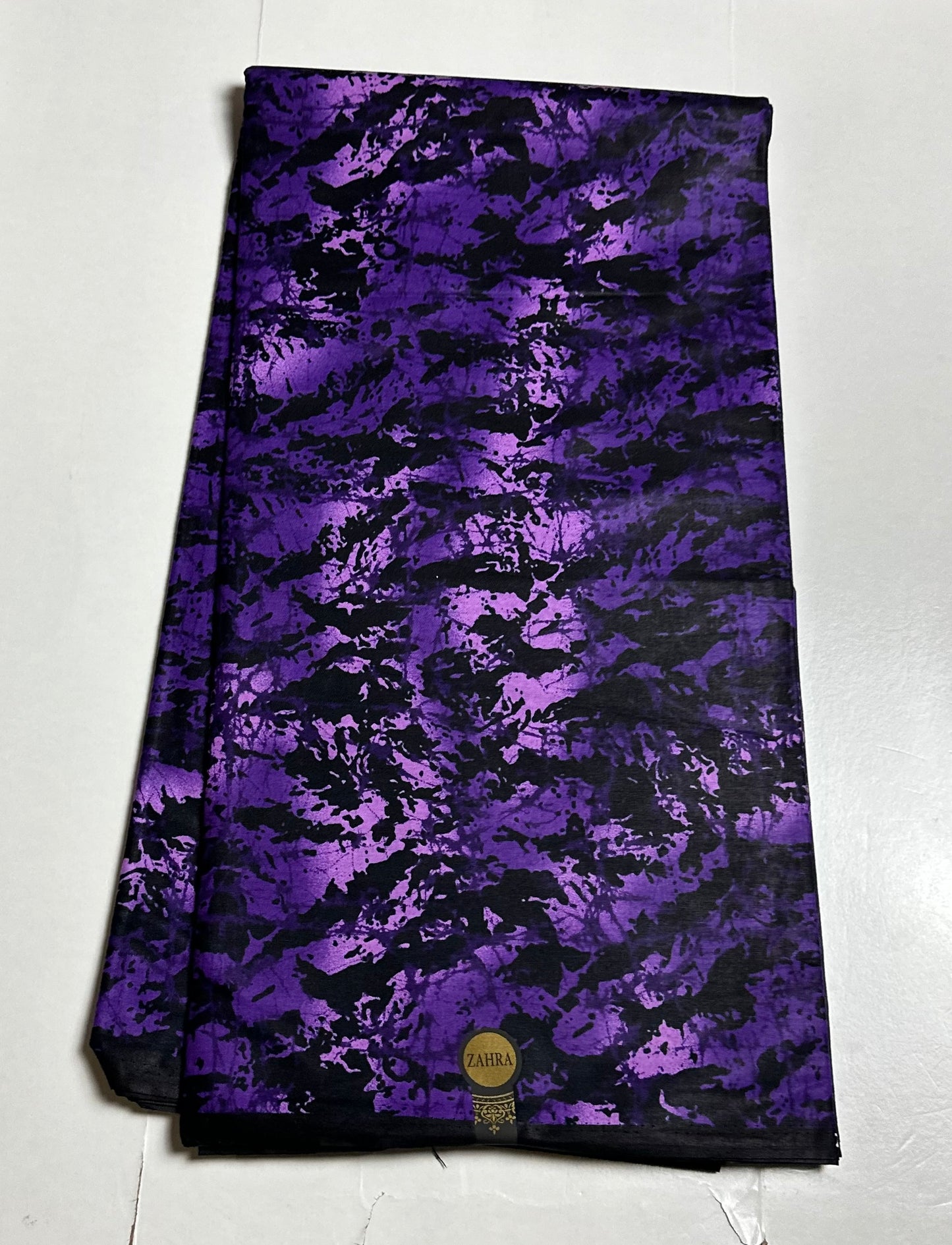 African Print Fabric, Ankara - Purple Fabric